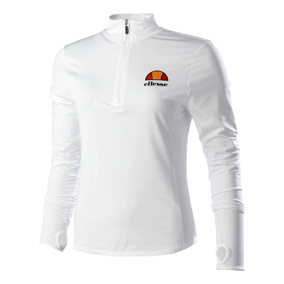 Ellesse Sofira 1/4 Zip Longsleeve Damen - weiß, Ellesse Sofira 1/4 Zip Longsleeve Damen - weiß,