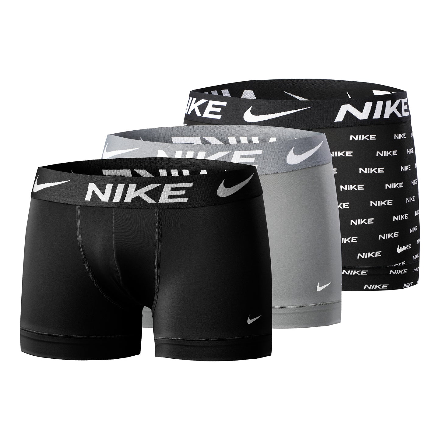 Nike Dri-FIT Essential Micro Trunk Boxer Short 3er Pack Herren-Schwarz,Grau Nike Dri-FIT Essential Micro Trunk Boxer Short 3er Pack Herren-Schwarz,Grau
