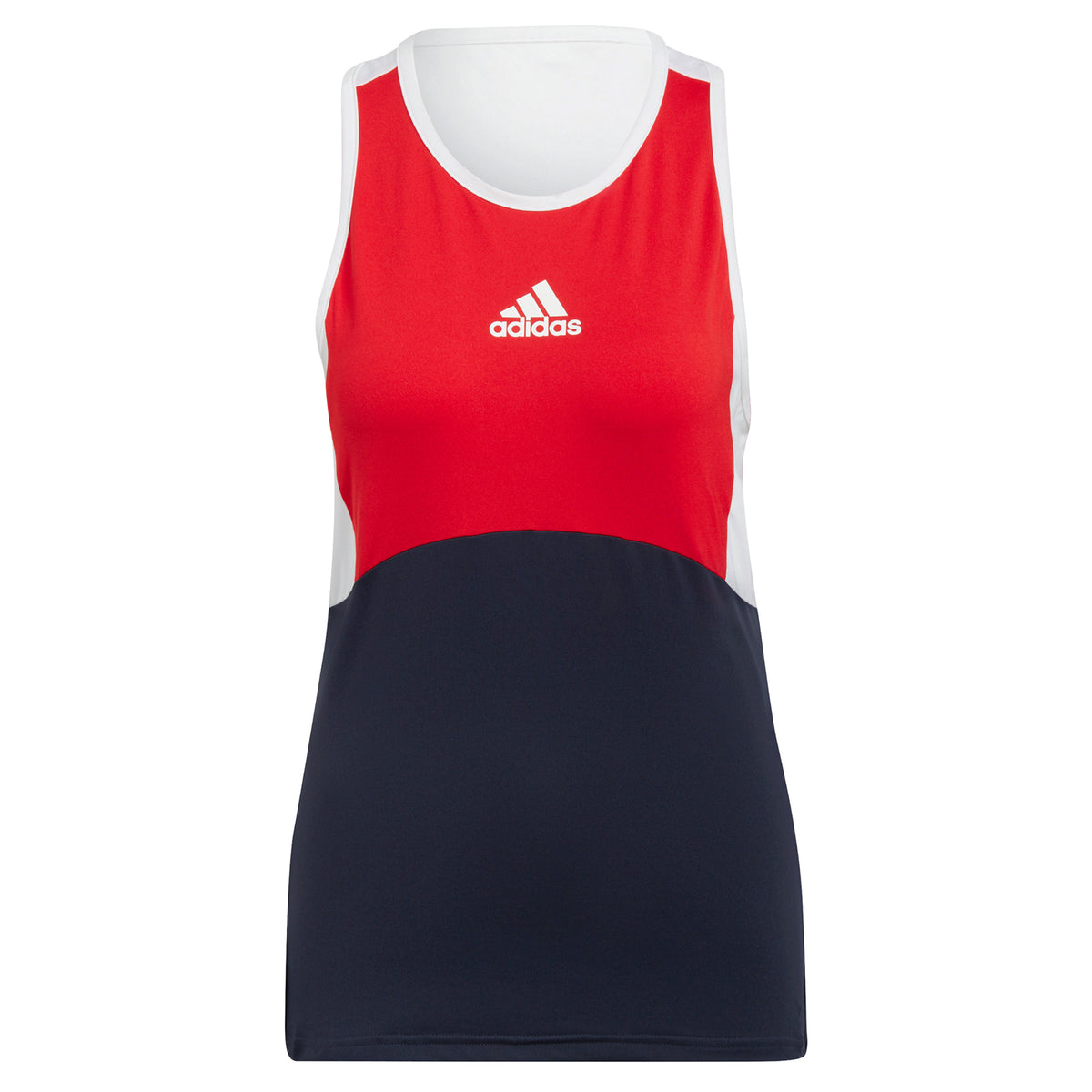 adidas Color Block Tank-Top Damen - dunkelblau, rot adidas Color Block Tank-Top Damen - dunkelblau, rot