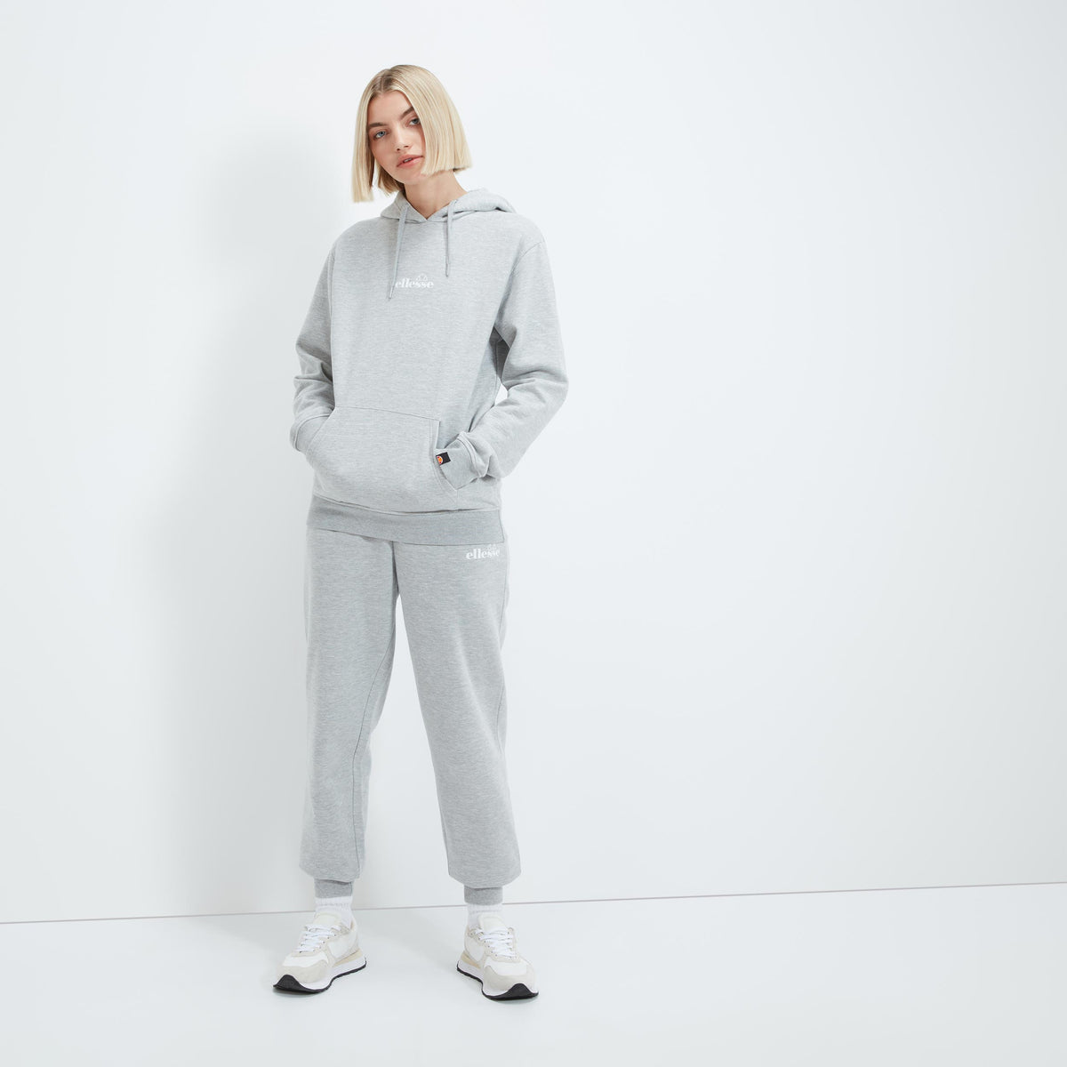 Ellesse Jazana OH Hoody Damen - hellgrau,