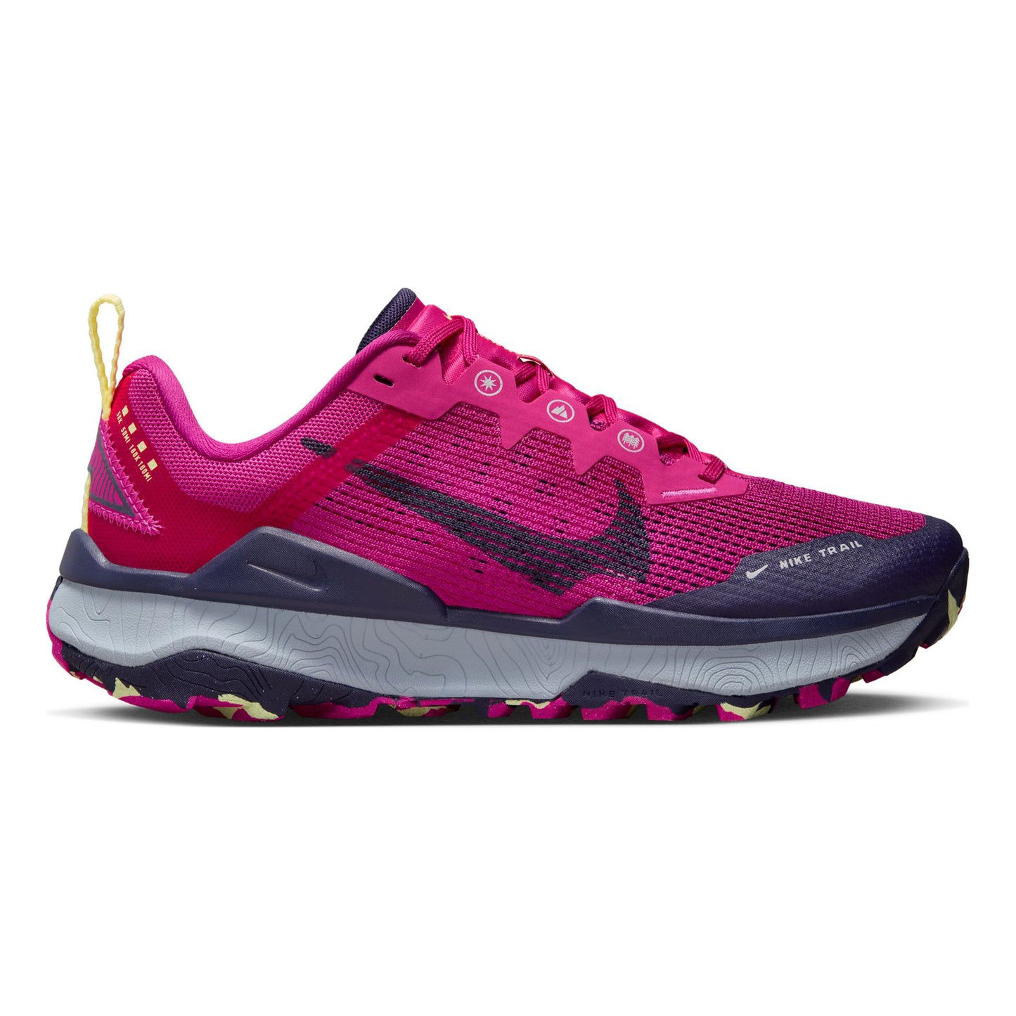 Nike React Wildhorse 8 Trailschuh Damen - pink, dunkelblau