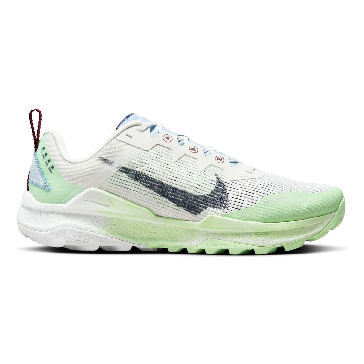 Nike React Wildhorse 8 Trailschuh Herren - weiß, hellgrün