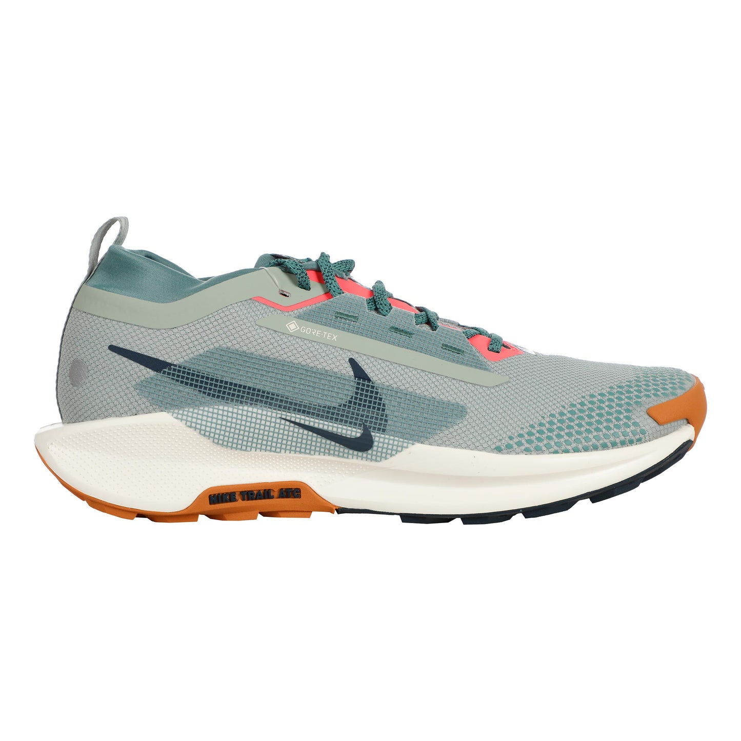 Nike Pegasus Trail 5 GTX Trailschuh Herren - grün, koralle