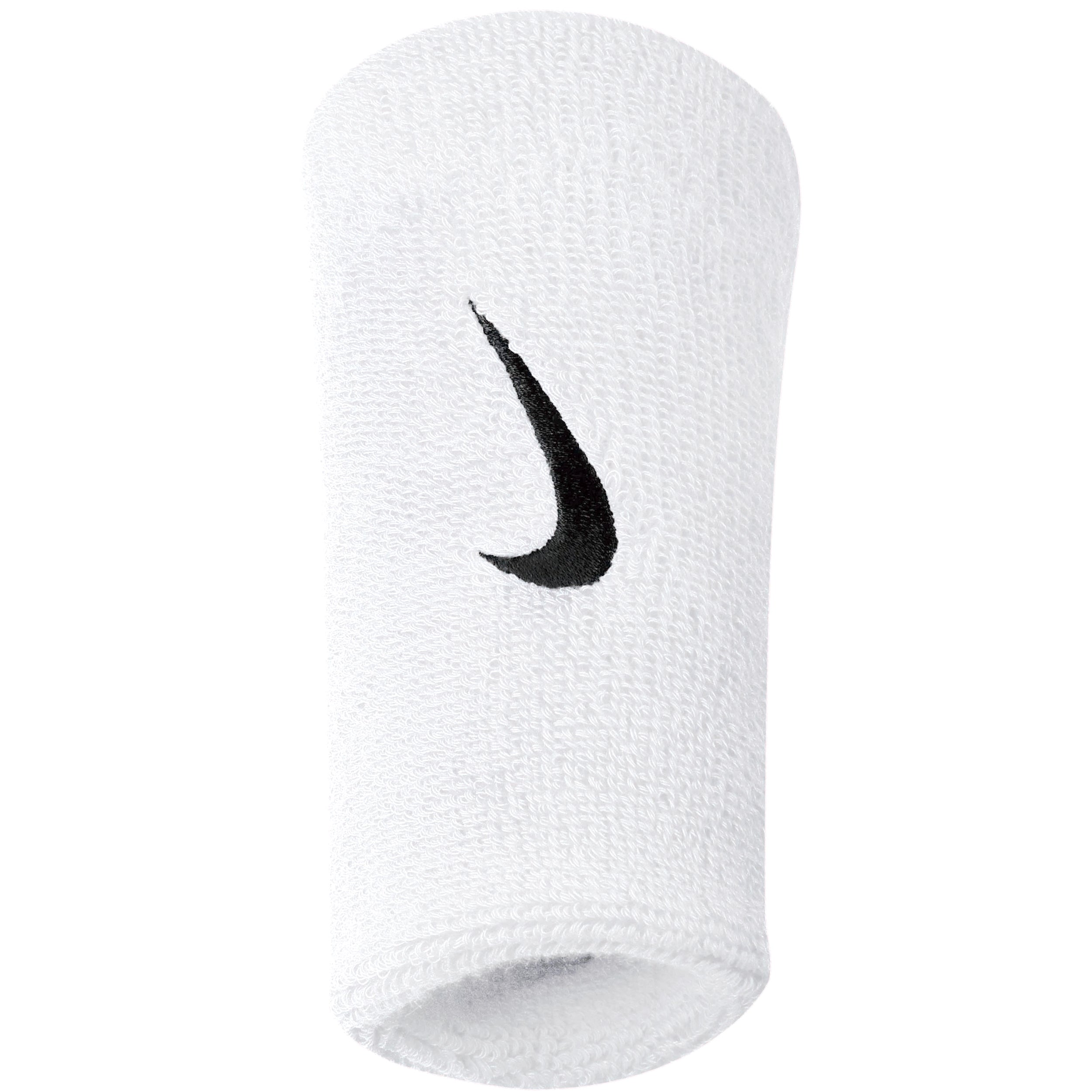 Nike Swoosh Doublewide Schweißband 2er Pack-Weiß,Schwarz