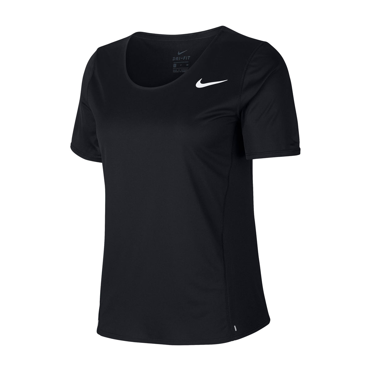 Nike City Sleek T-Shirt Damen - schwarz, silber
