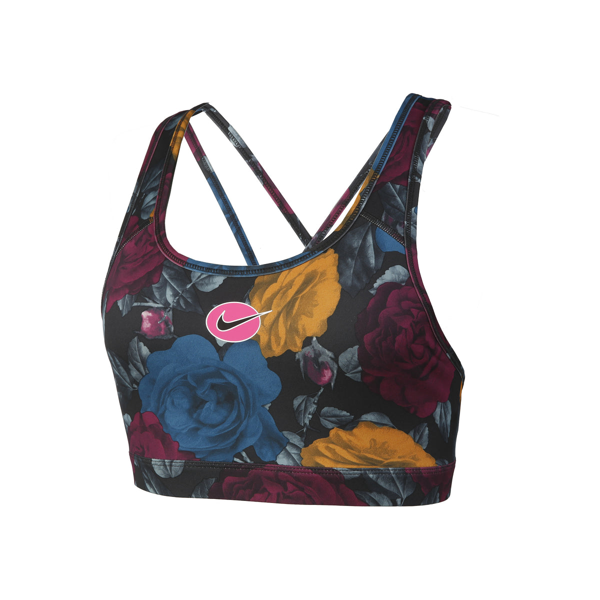 Nike Dri-Fit Swoosh Icon Clash Sport-BH Damen - mehrfarbig,