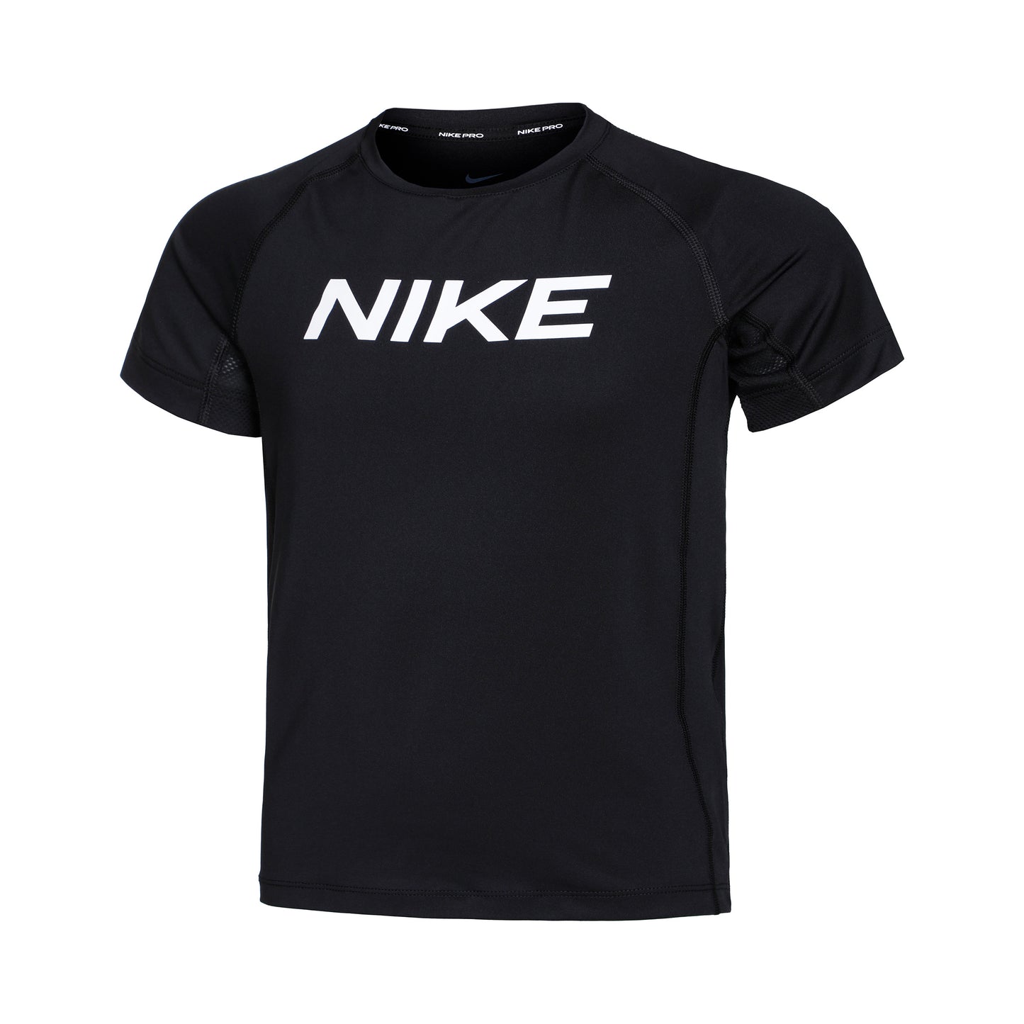 Nike Dri-Fit Pro T-Shirt Jungen-Schwarz,Weiß