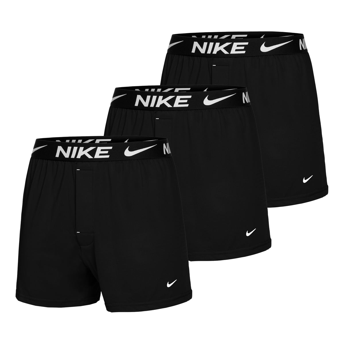 Nike Dri-Fit Essen Micro Boxer Short 3er Pack Herren - schwarz, weiß