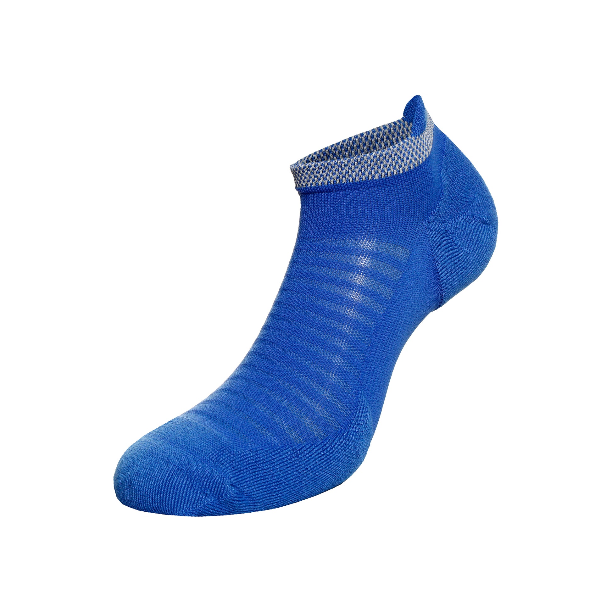 Nike Spark Cushioned No-Show Running Laufsocken Unisex - blau, grau