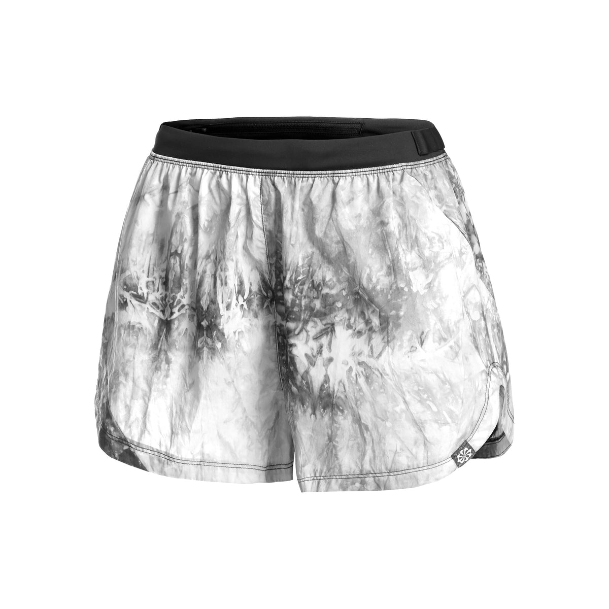Nike Dri-Fit Trail Mid-Rise 3in Shorts Damen - schwarz, grau