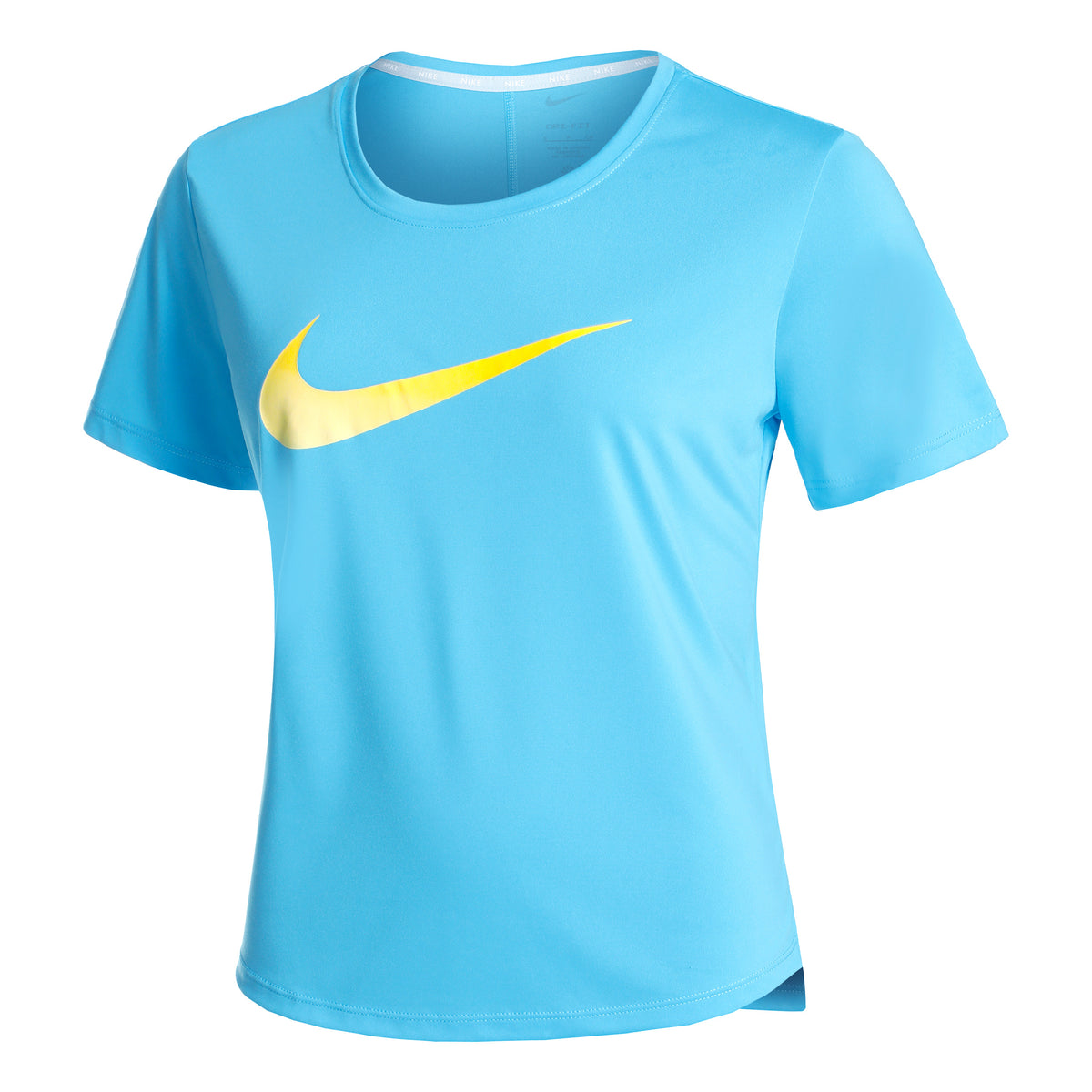 Nike Dri-Fit One Swoosh HBR Laufshirt Damen - türkis,