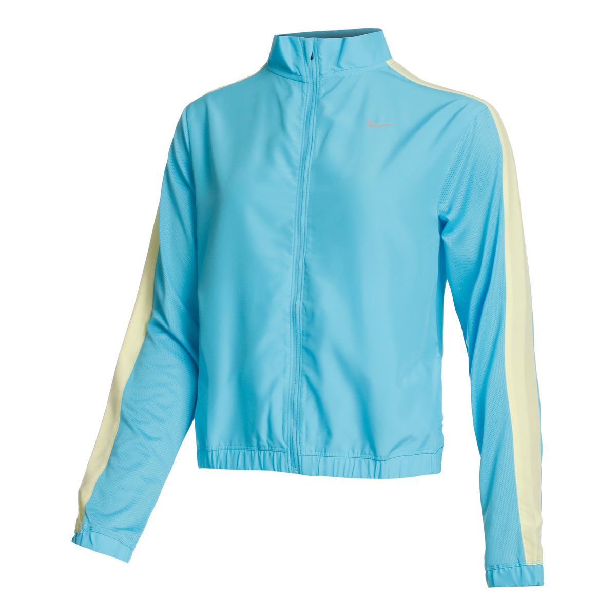 Nike Swoosh Run Laufjacke Damen - blau, gelb