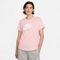 New Sportswear Essential Icon Futura T-Shirt Damen - rosa, weiß