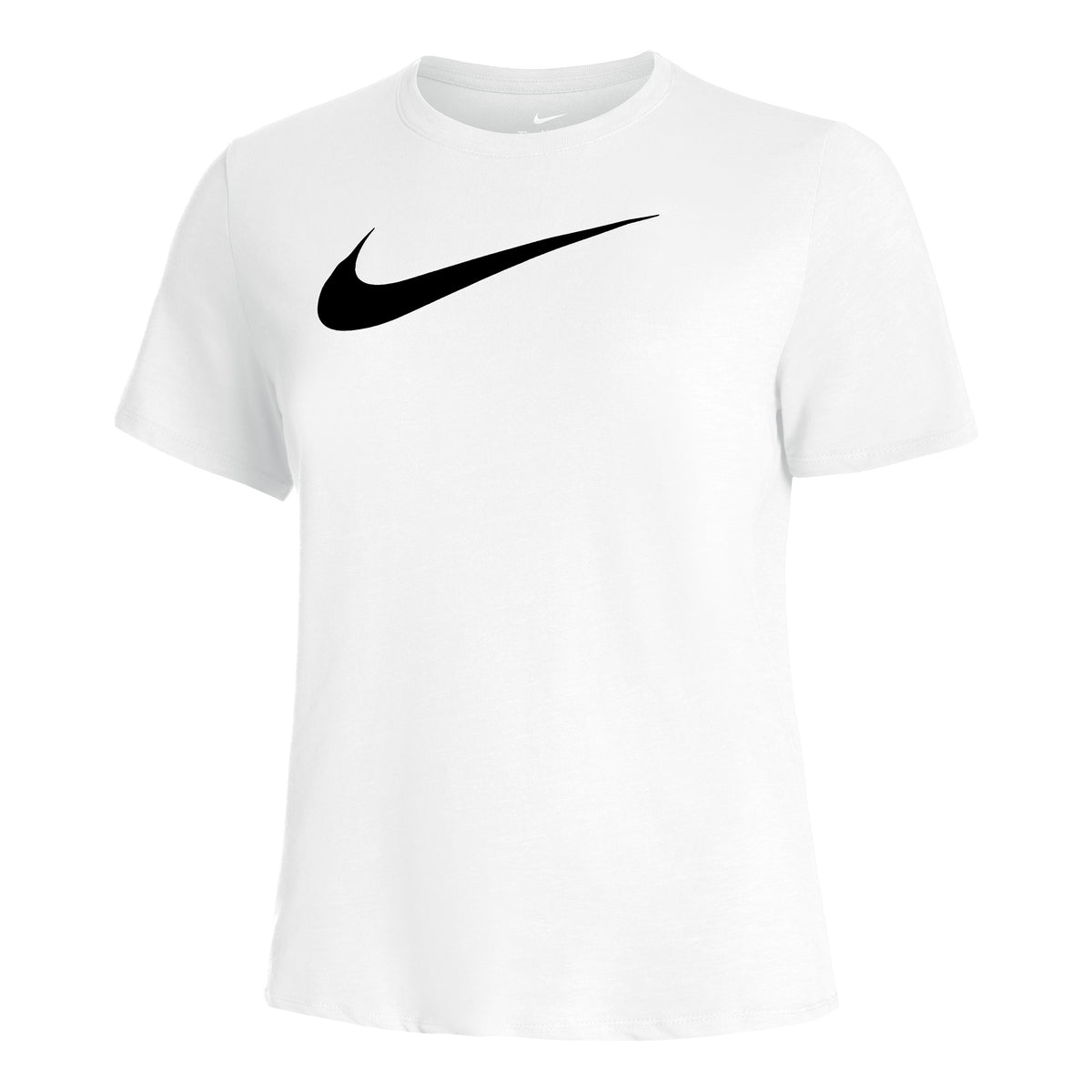 Nike Dri-Fit Swoosh T-Shirt Damen - weiß, schwarz