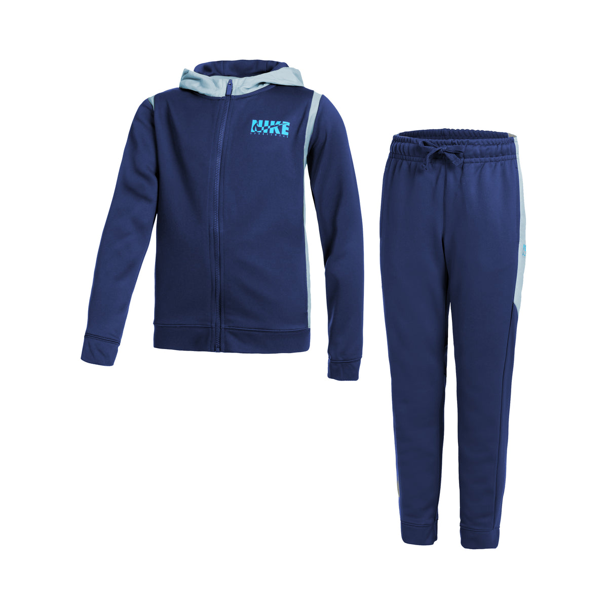Nike New Sportswear Woven Ovly Trainingsanzug Mädchen - dunkelblau, türkis
