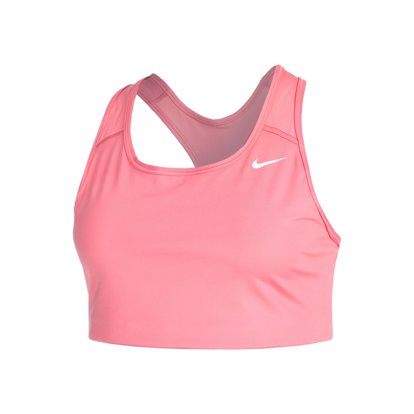 Nike Dri-Fit Swoosh Sport-BH Damen - koralle,