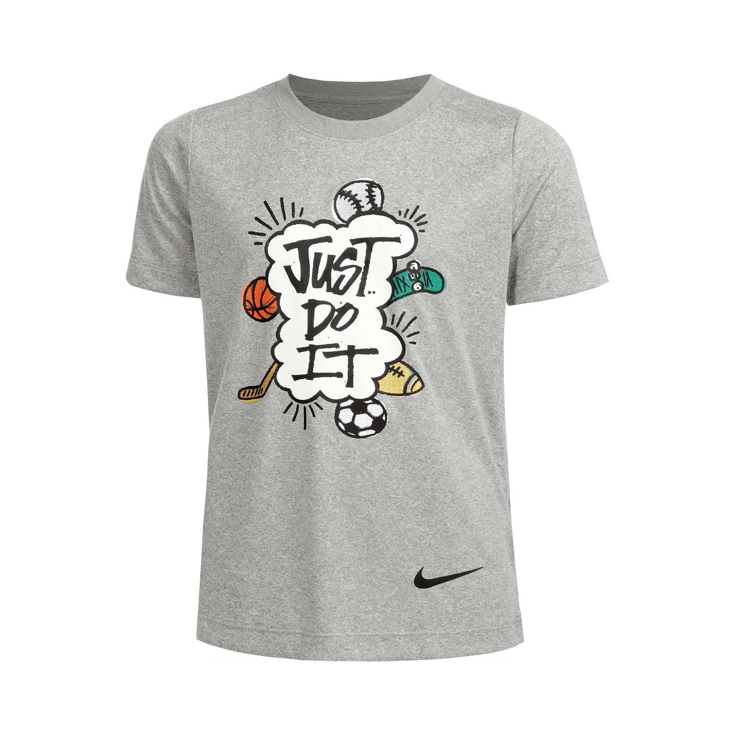 Nike Big Kids T-Shirt Jungen - hellgrau,