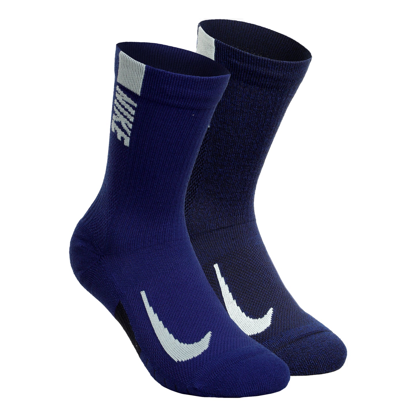 Nike Dri-Fit Multiplier Crew Sportsocken 2er Pack Unisex - blau, schwarz