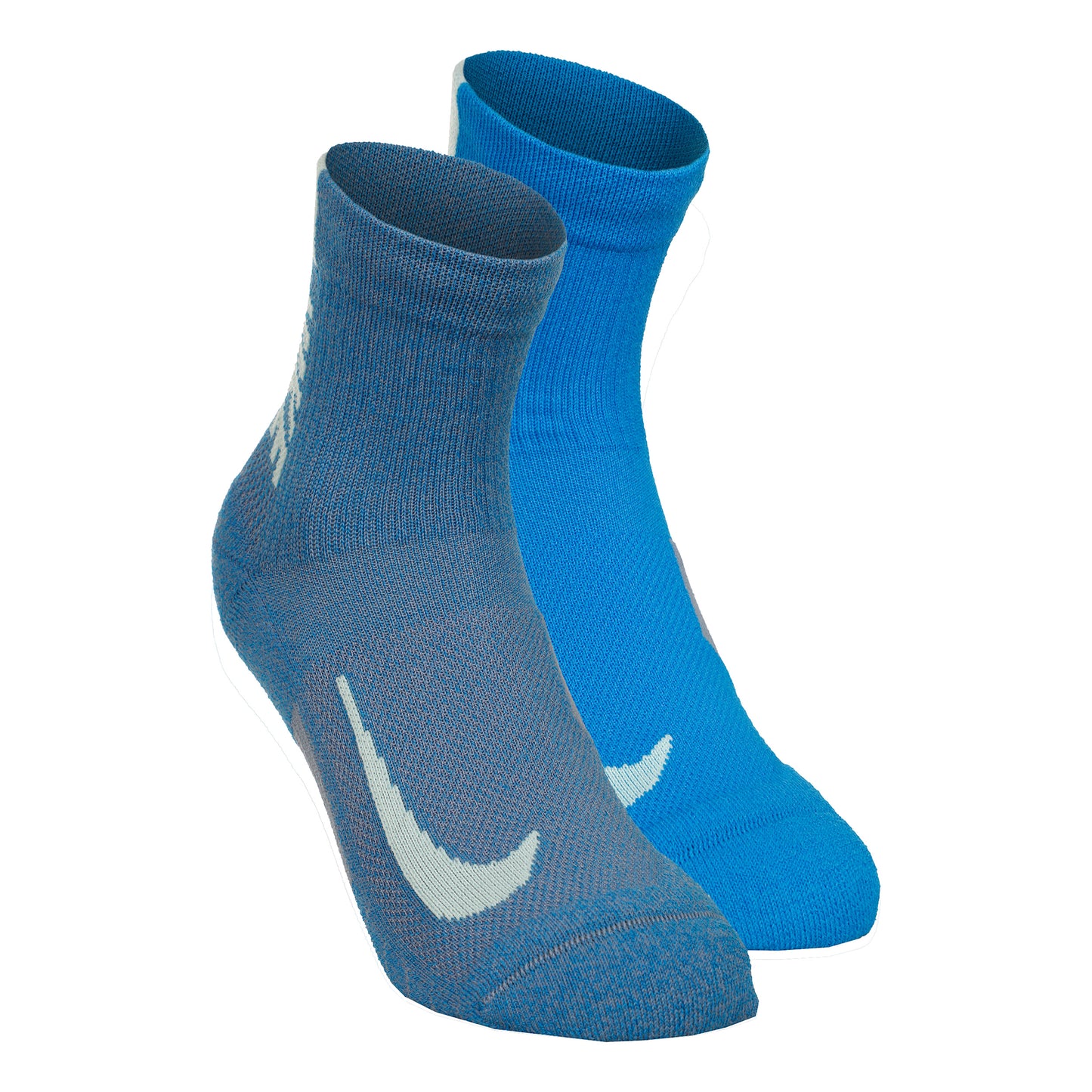 Nike Dri-Fit Multiplier Crew Sportsocken 2er Pack Unisex - blau,