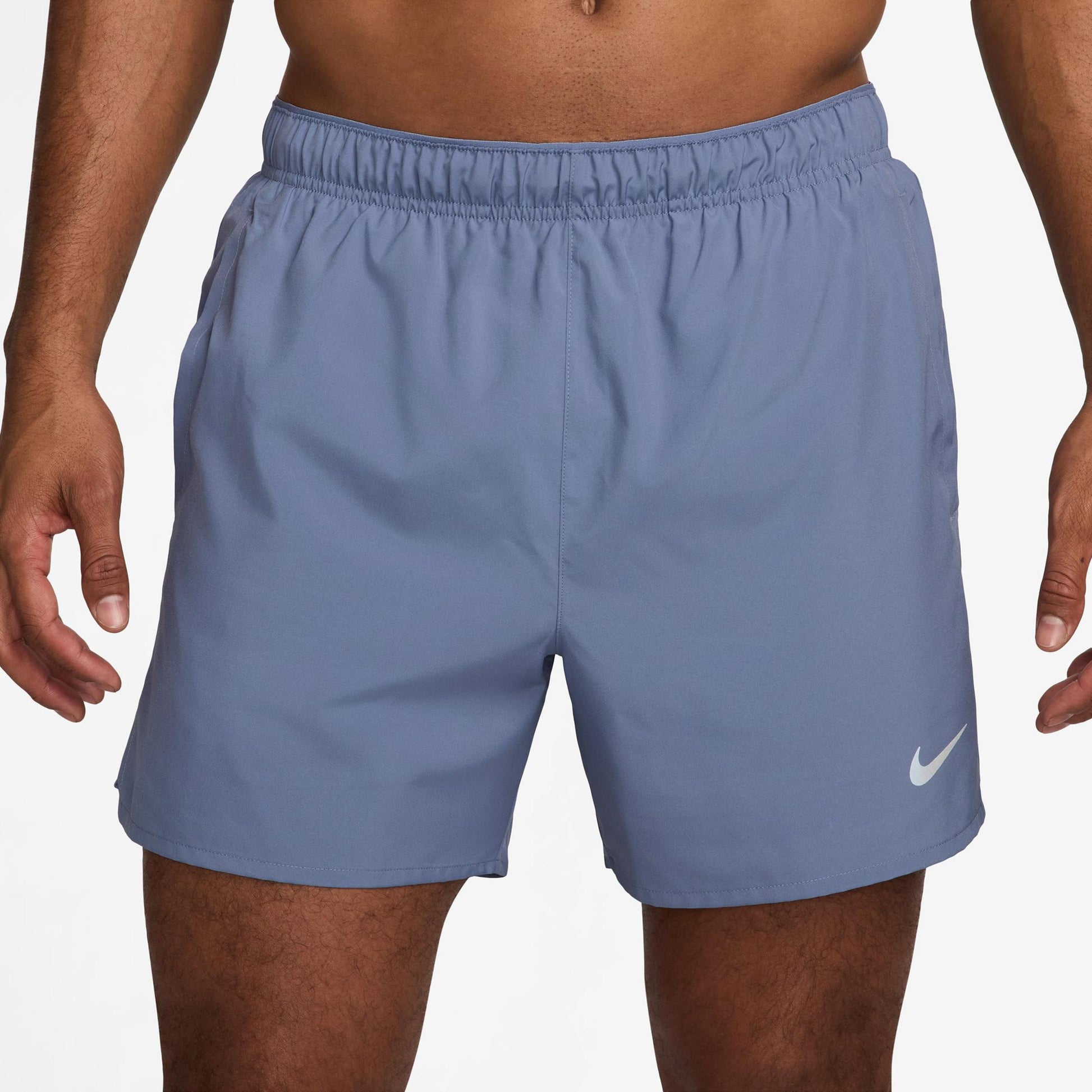 Nike Challenger 5in Laufshorts Herren - blau, silber