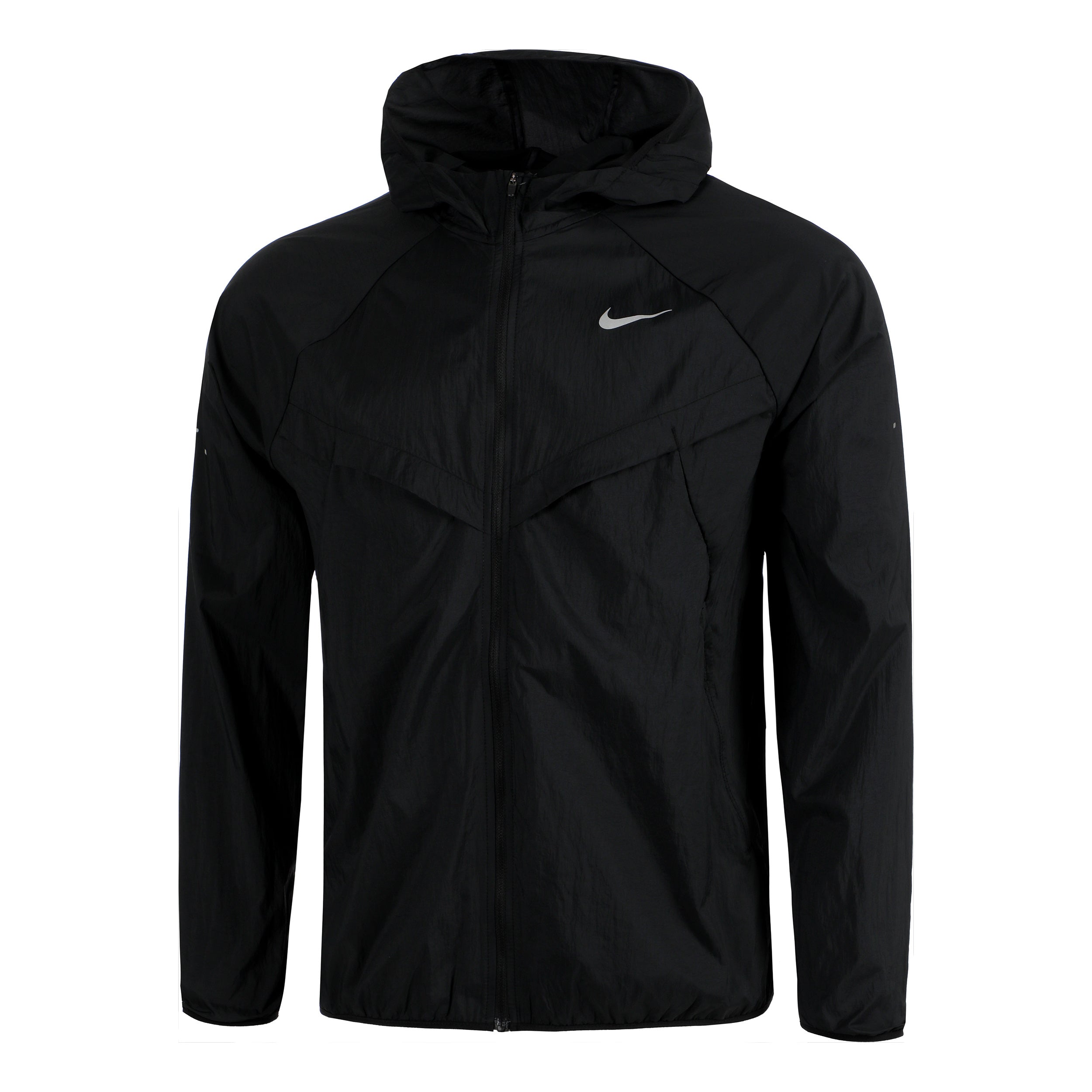 Nike Stride Laufjacke Herren - schwarz