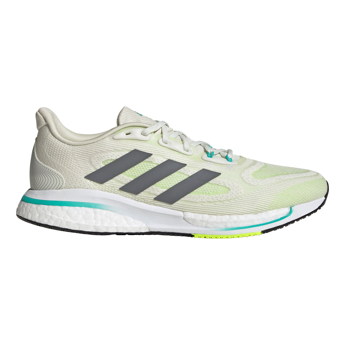 adidas Supernova + Neutralschuh Herren - grün, beige