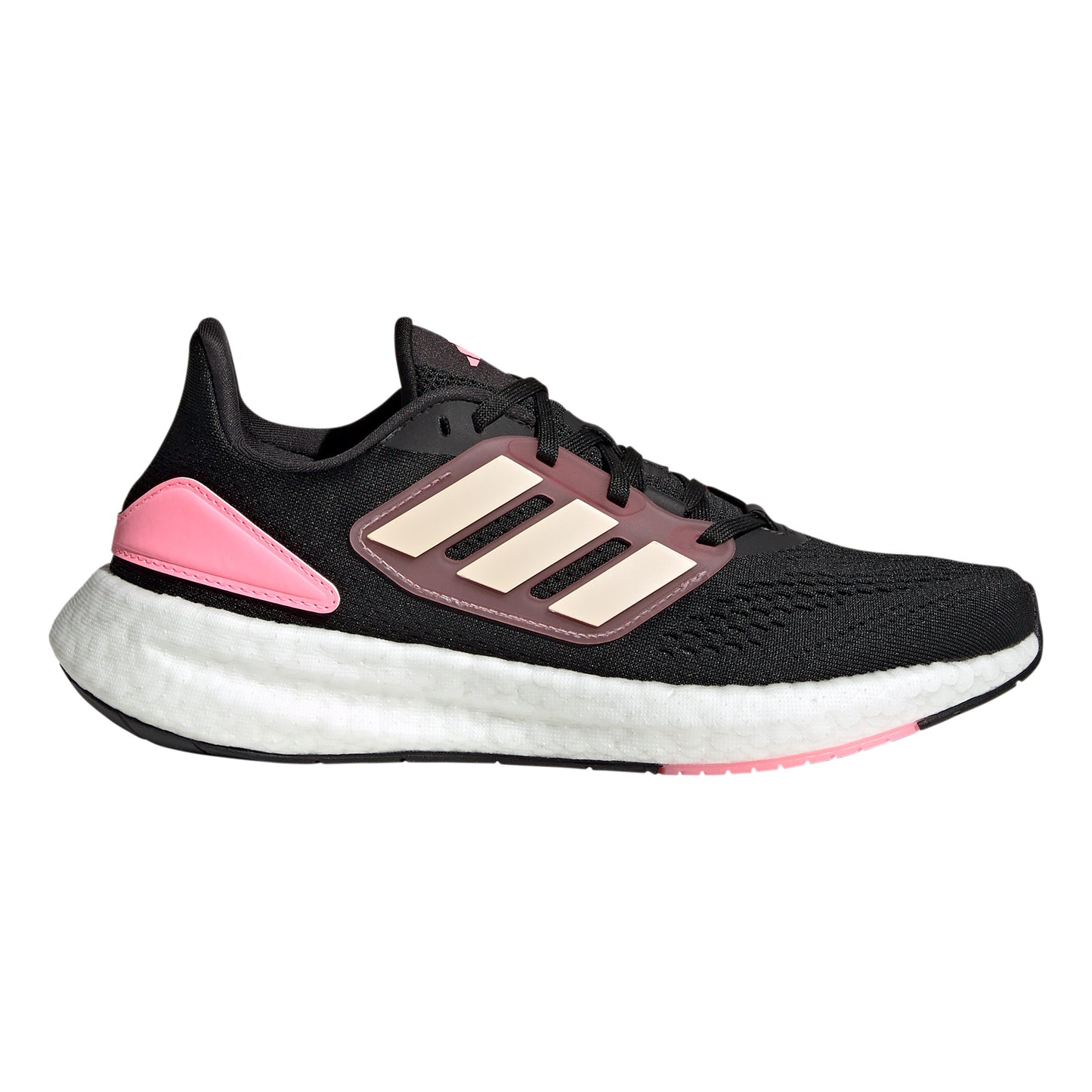 adidas Pureboost 22 Neutralschuh Damen - schwarz, pink