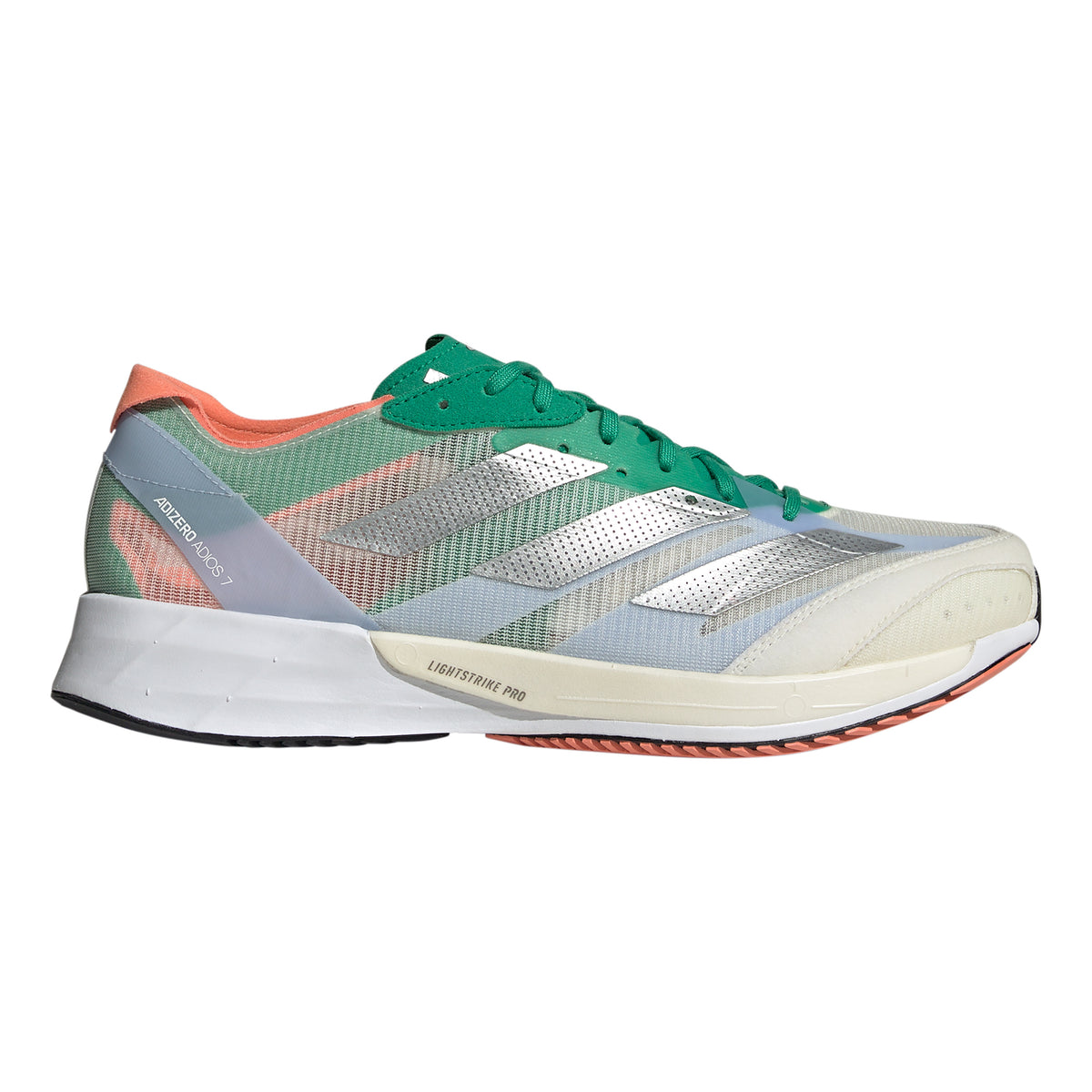adidas Adizero Adios 7 Wettkampfschuh Herren - grün, grau