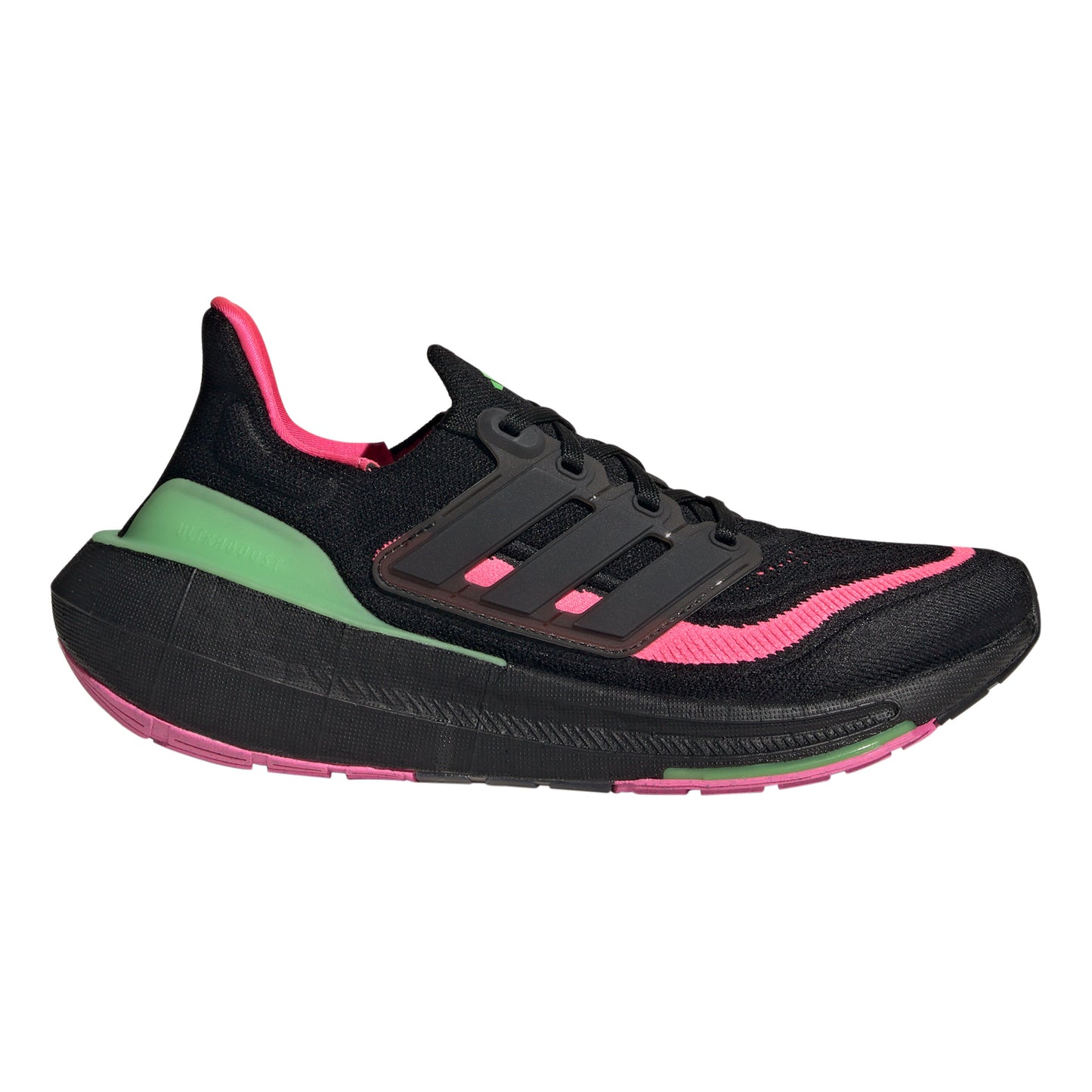 adidas Ultraboost Light Neutralschuh Damen - schwarz, limette