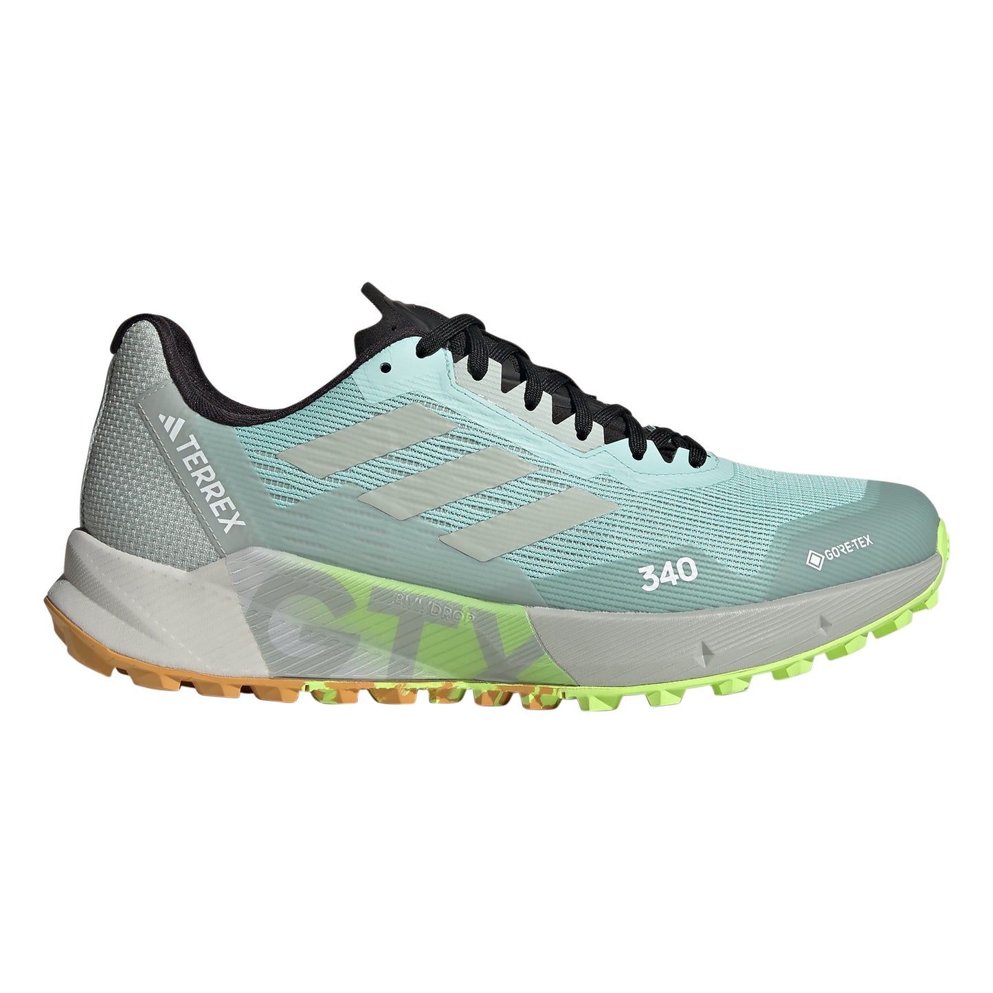 adidas Terrex Agravic Flow 2 GTX Trailschuh Herren - grau, limette
