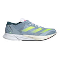 Adizero Adios 8 Wettkampfschuh Herren - blaugrau, limette
