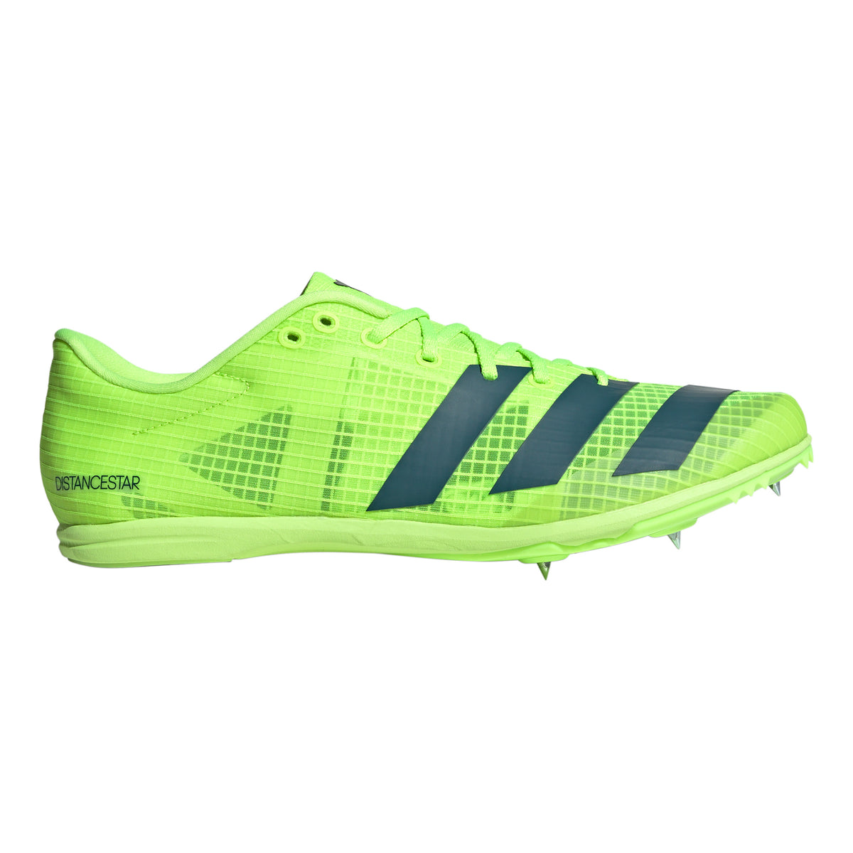 adidas Distance Star Spikeschuh Unisex - limette, blau