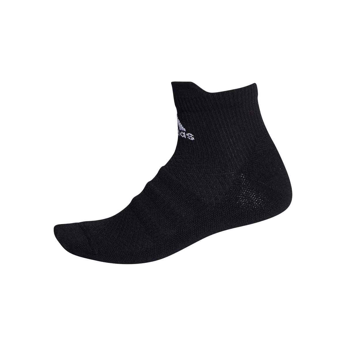 adidas Alphaskin Ankle Low Cut Sportsocken Unisex - schwarz, weiß