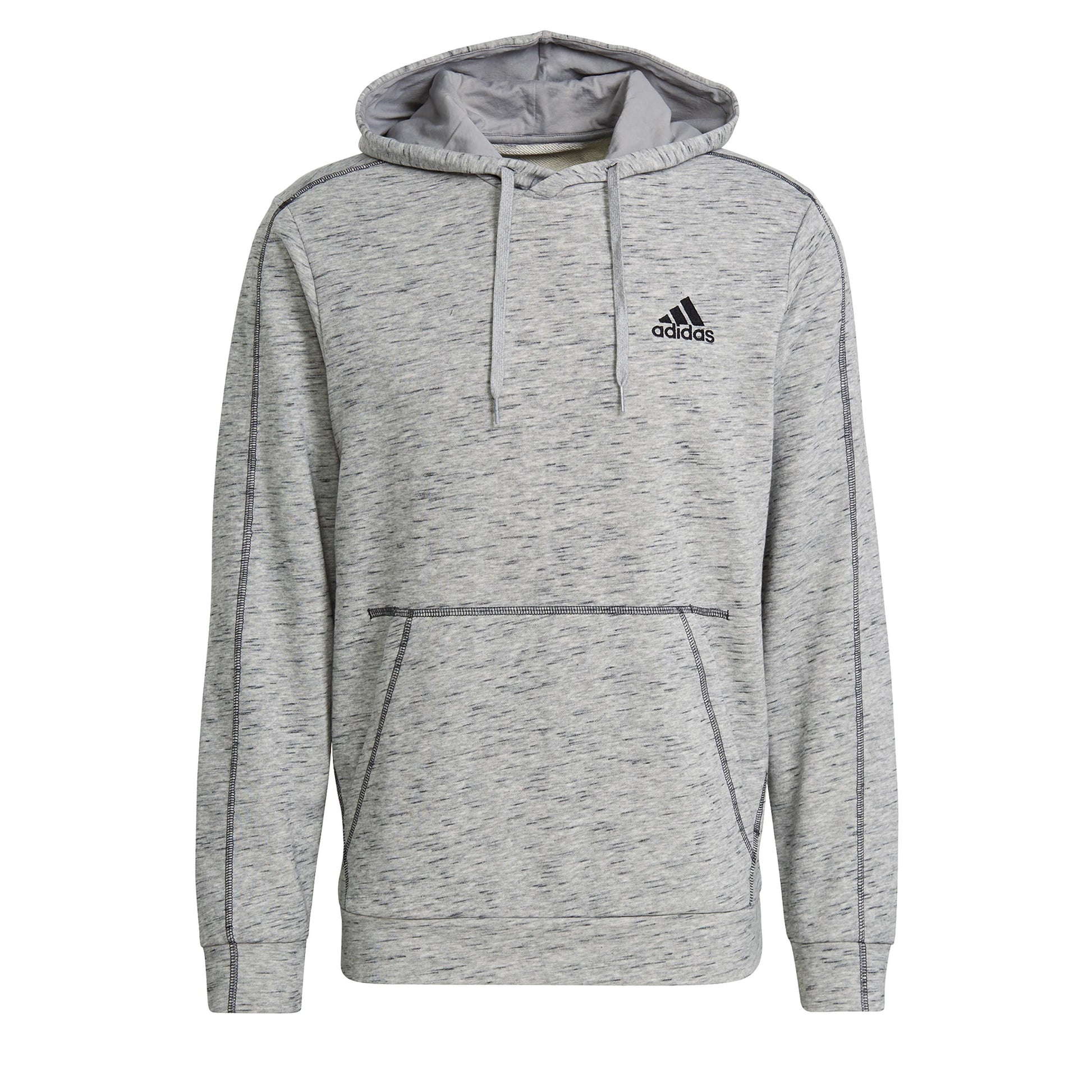 adidas Melange Hoody Herren - grau, schwarz