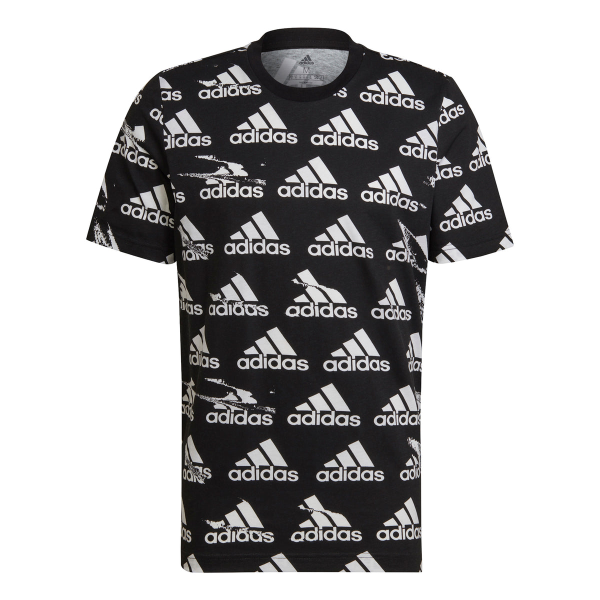 adidas Big Logo T-Shirt Herren - schwarz, weiß