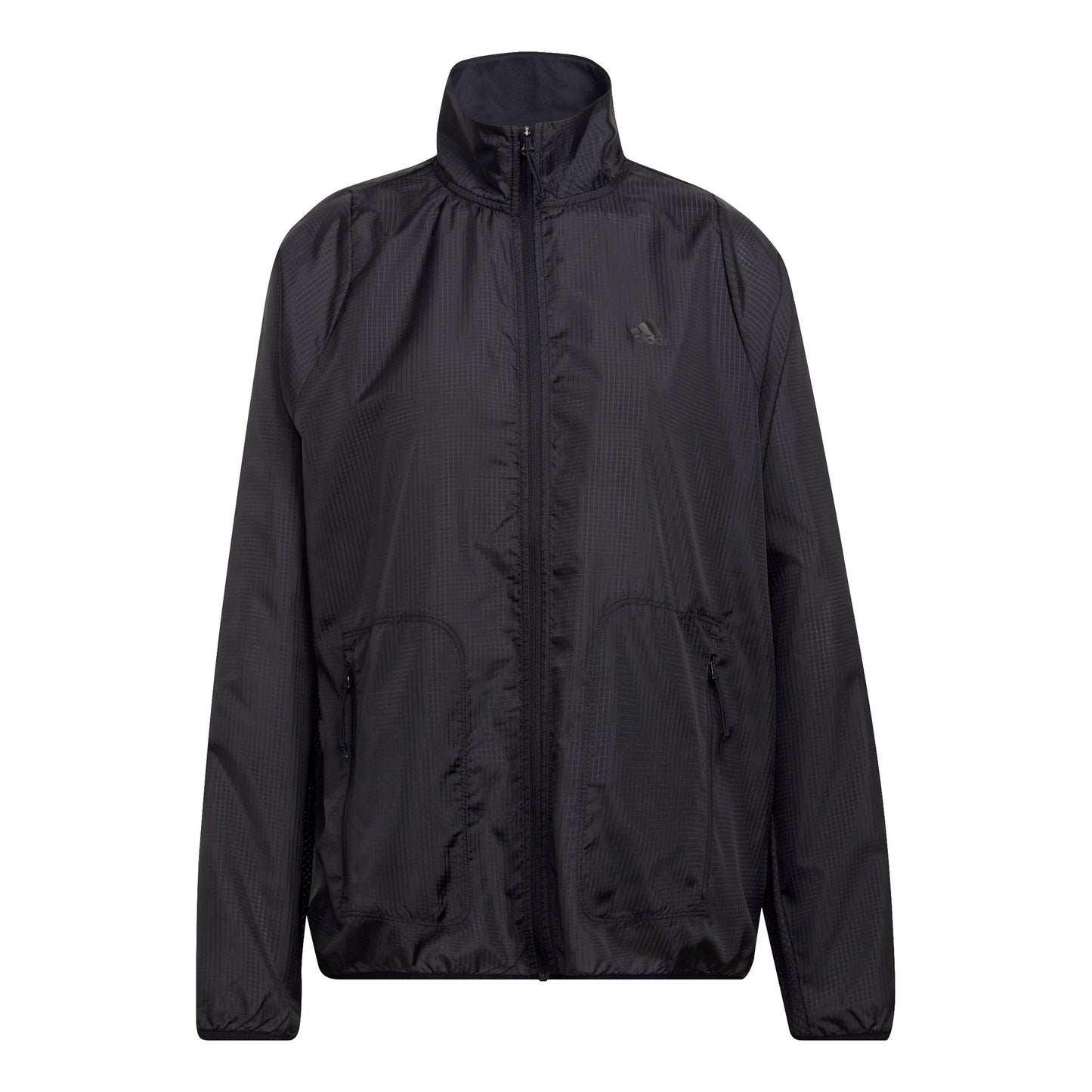 adidas RI 3 Bar Windbreak Laufjacke Damen - schwarz,