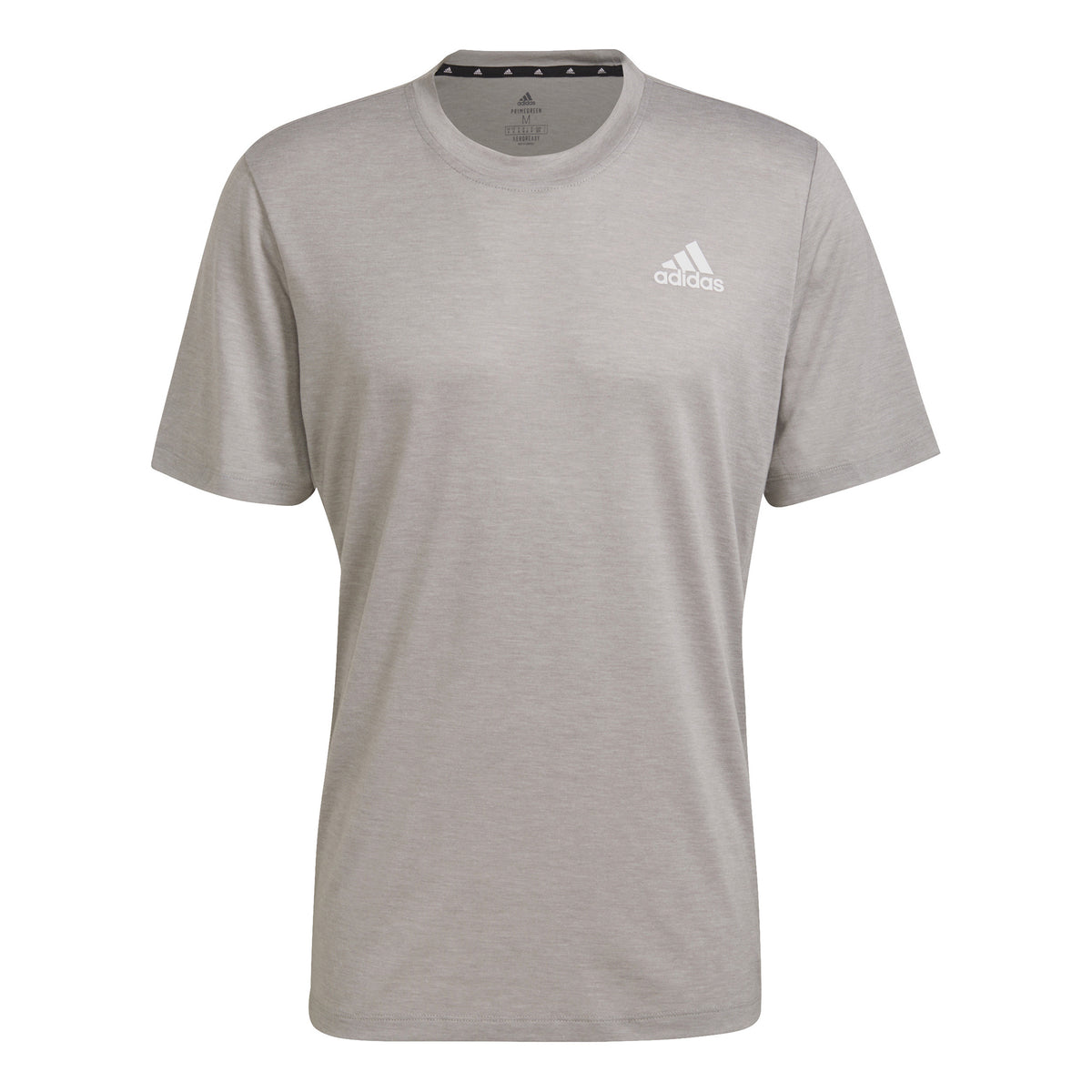 adidas Primeblue Designed 2 Move Heathered Sport T-Shirt Herren - grau, weiß