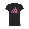 Big Logo T-Shirt Mädchen - schwarz, pink