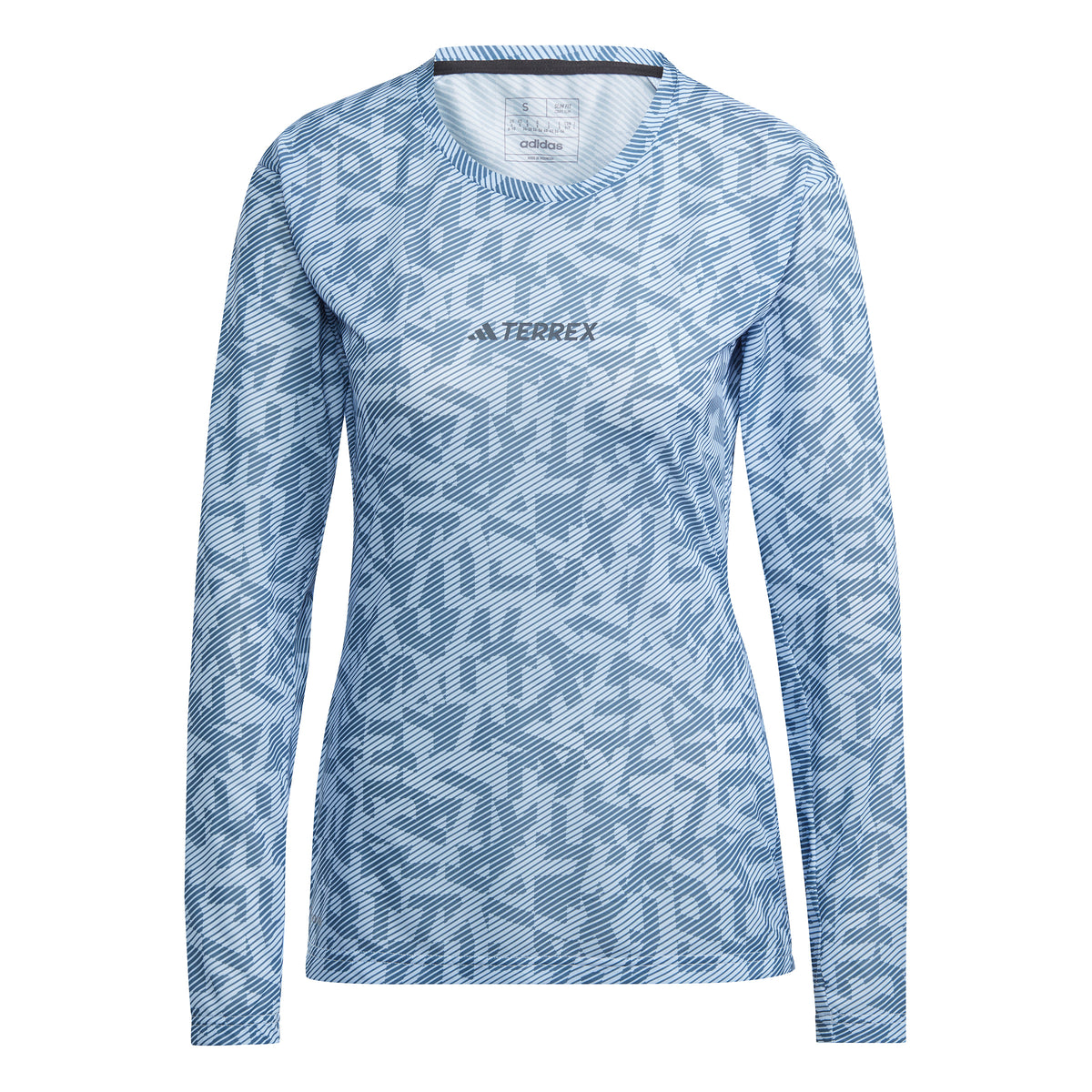 adidas Trail GFX Lauftop Damen - blau,