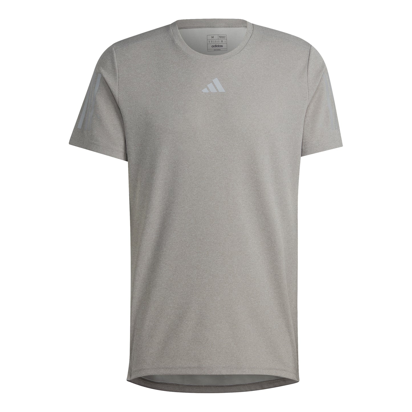 adidas Own the Run Heather Laufshirt Herren - hellgrau,