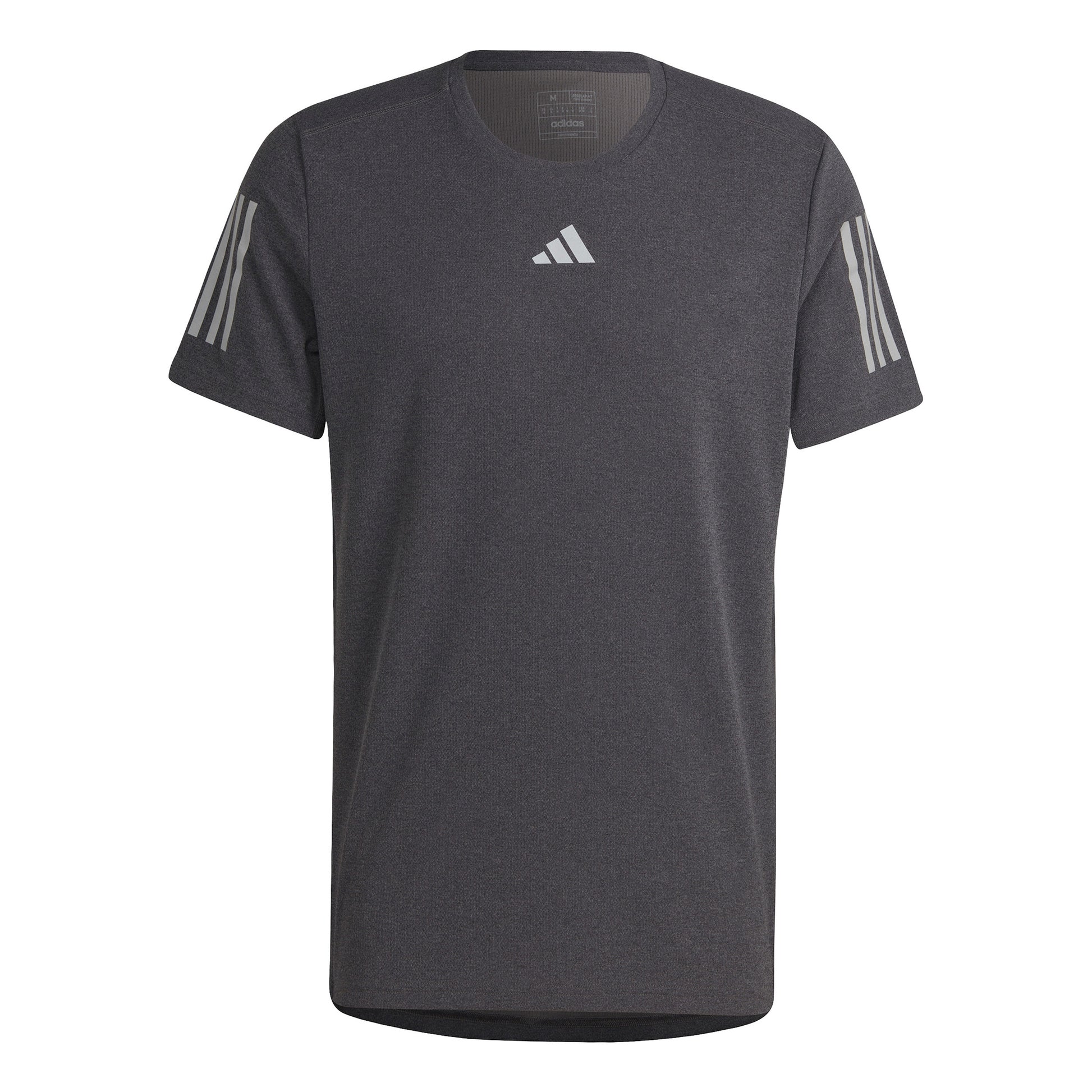 adidas Own the Run Heather Laufshirt Herren - grau,