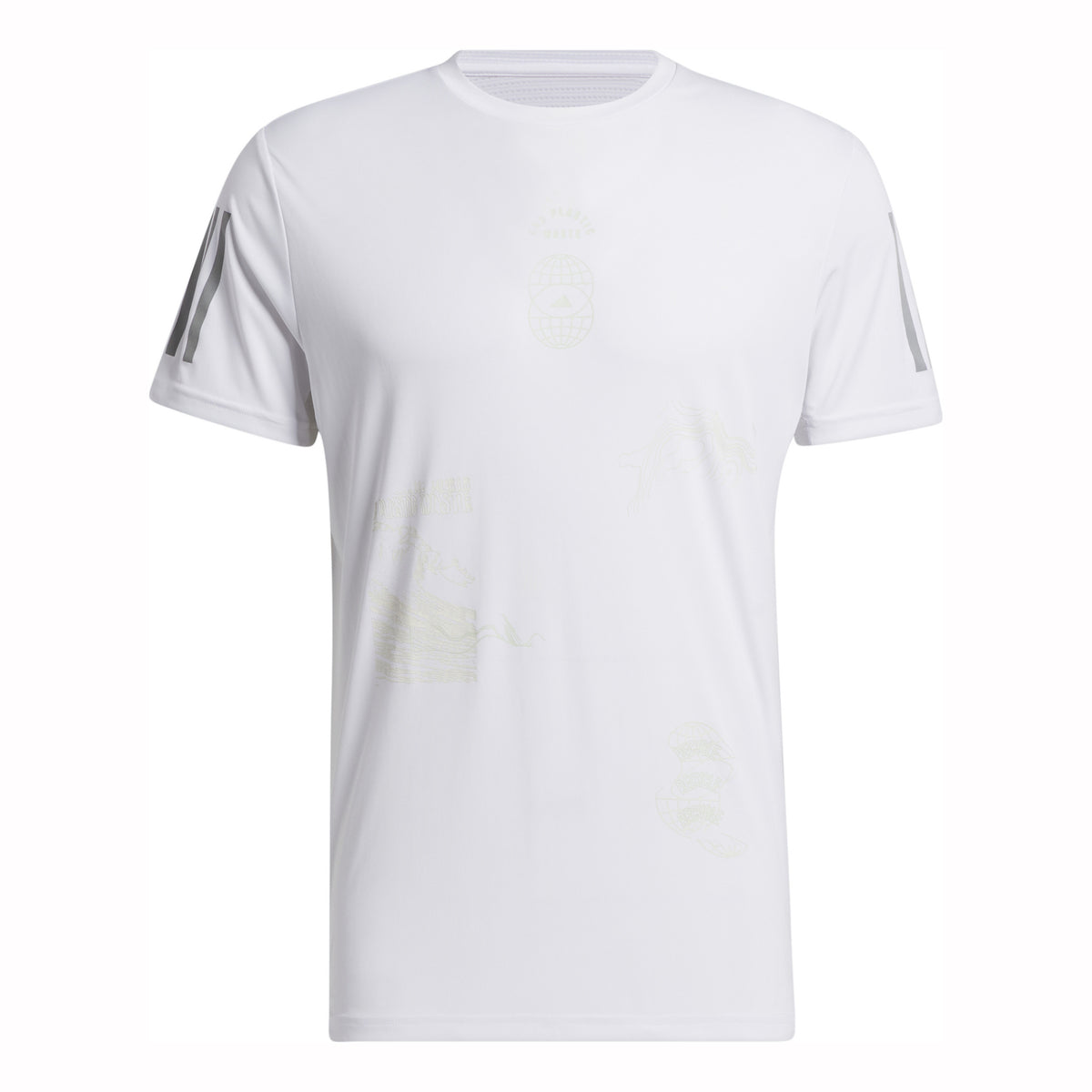adidas RFTO Laufshirt Herren - weiß,