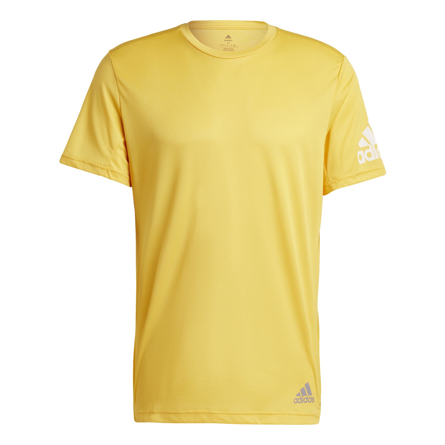 adidas Run It Laufshirt Herren - gelb,