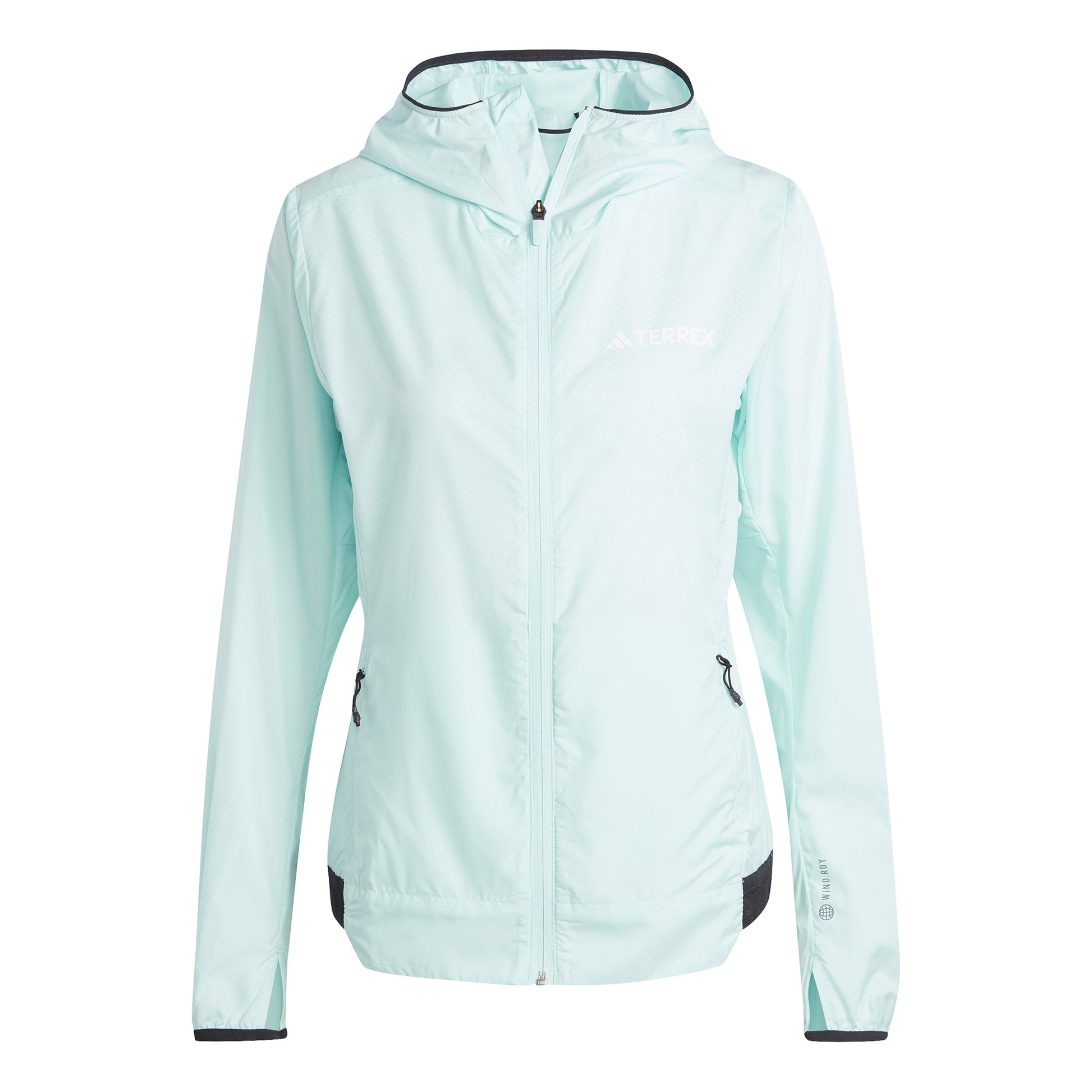 adidas Terrex XPR Wind Ready Laufjacke Damen - hellblau,