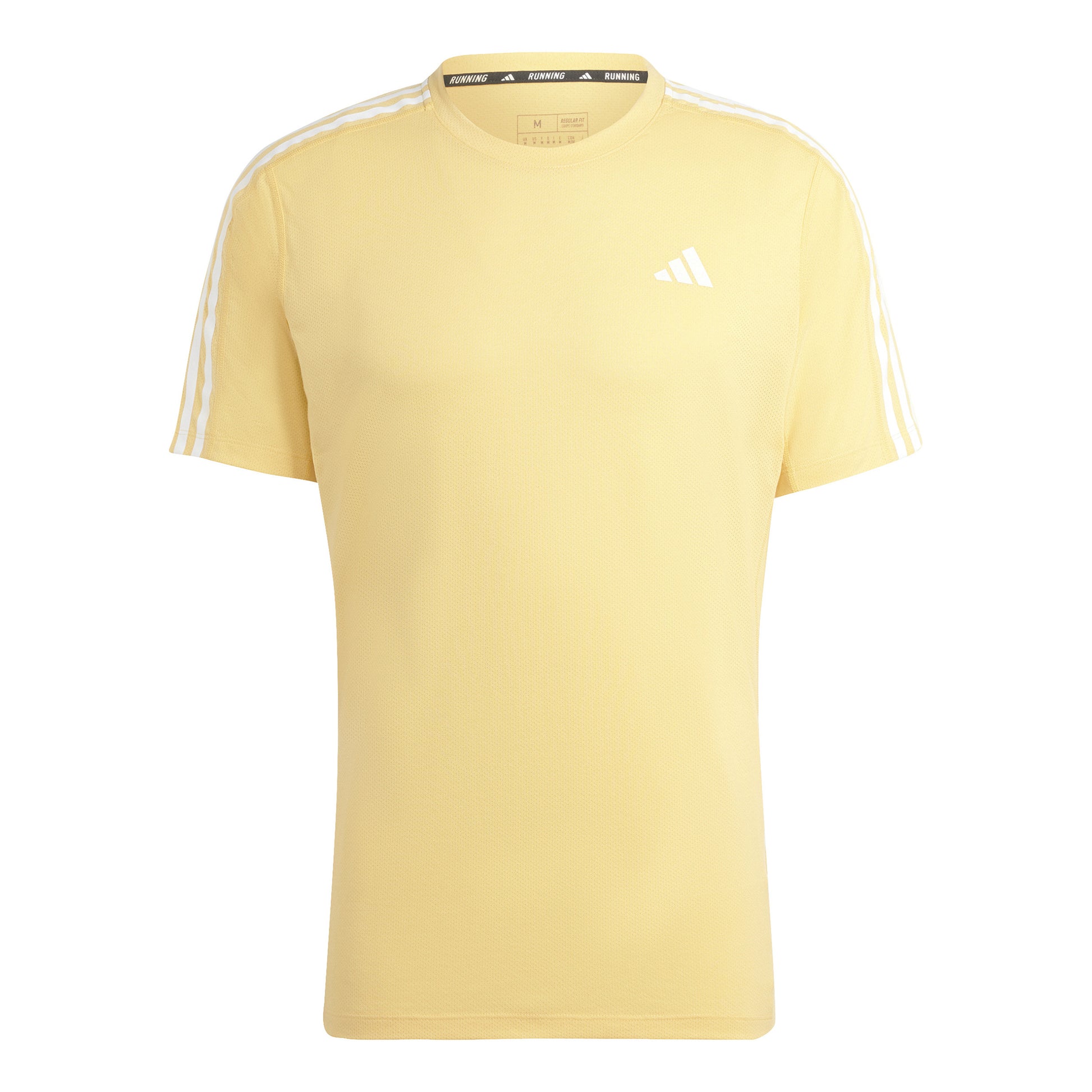 adidas Own The Run E 3S Laufshirt Herren - goldgelb,