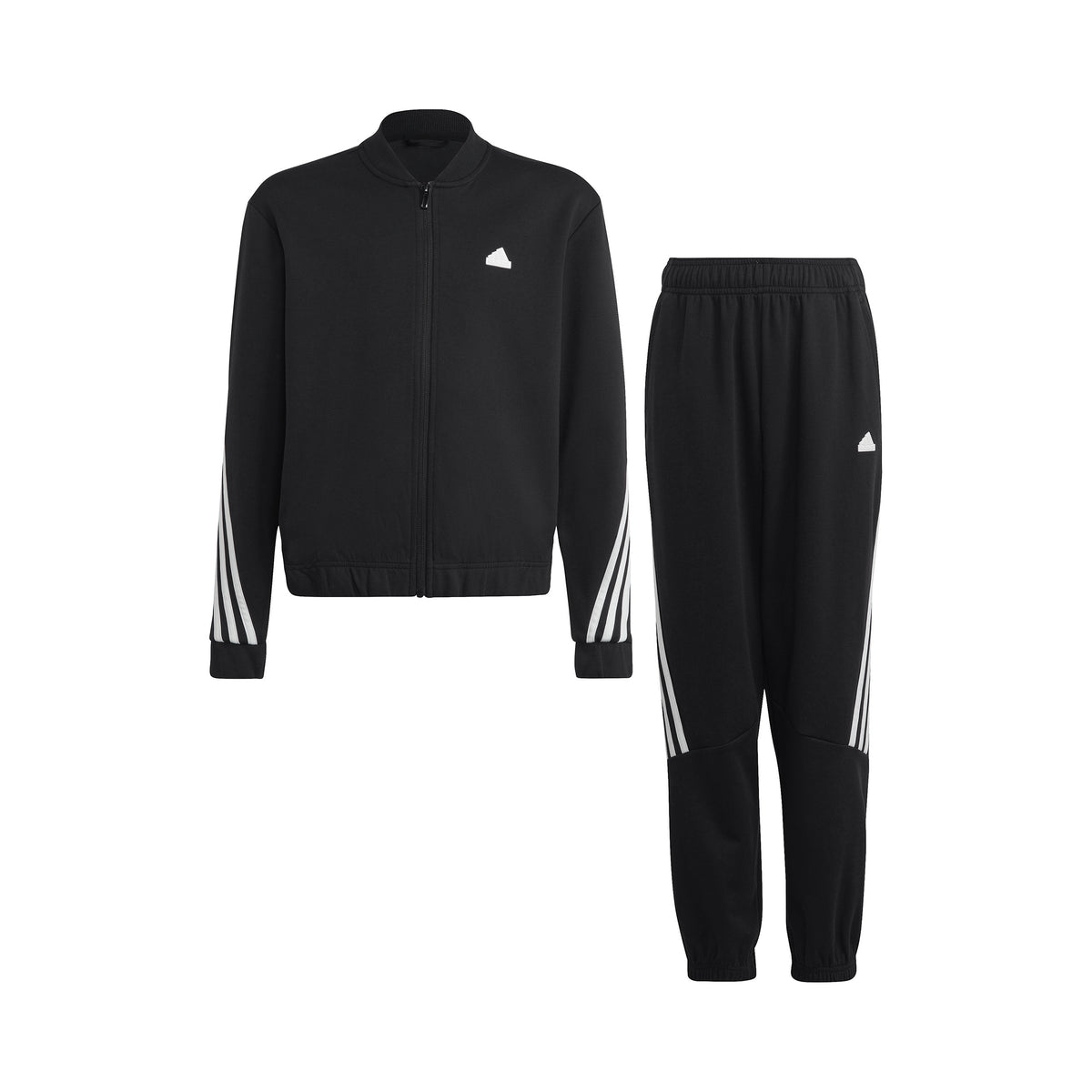 adidas Future Icon 3 Stripes Trainingsanzug Jungen - schwarz,