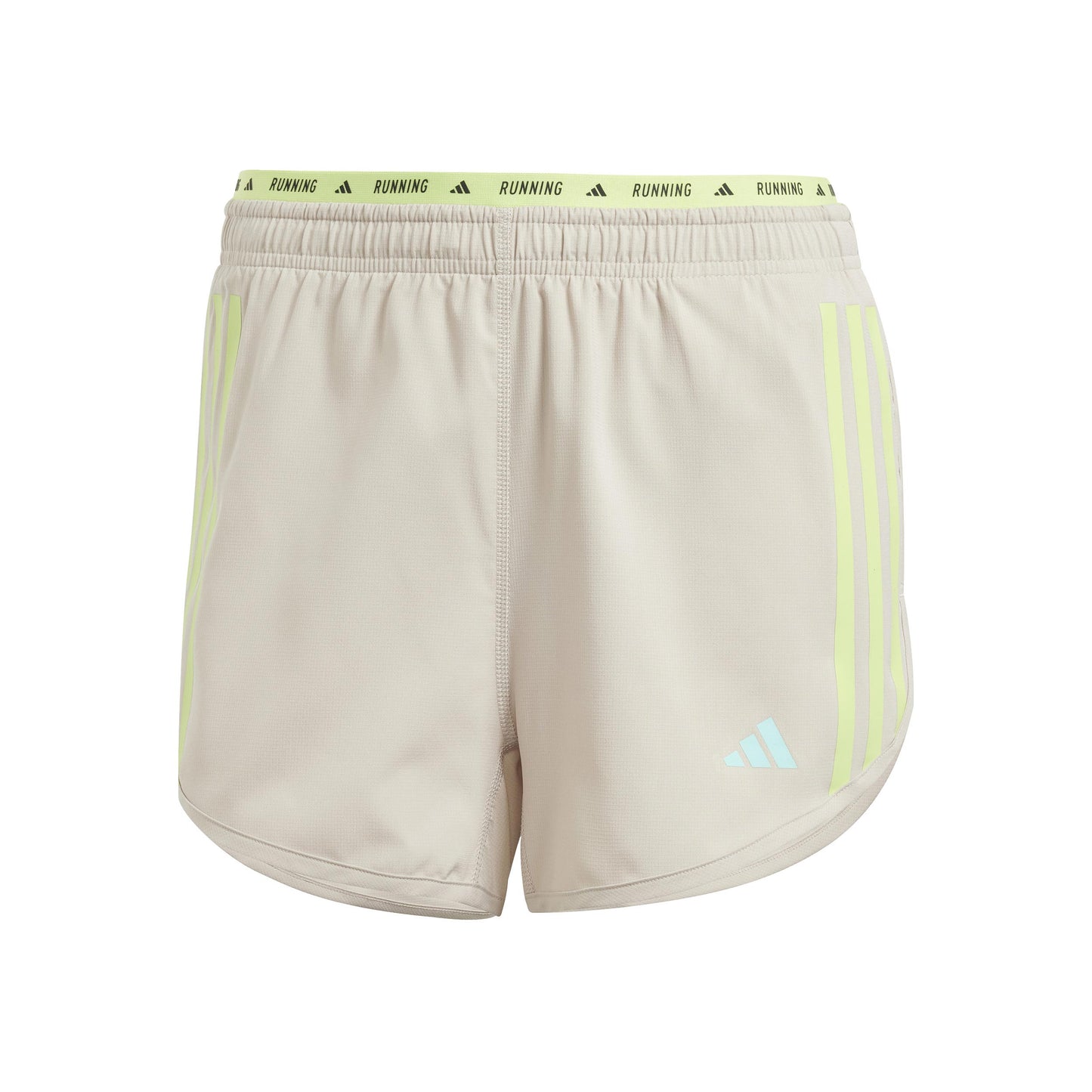 adidas Own The Run 3S Laufshorts Damen-Beige