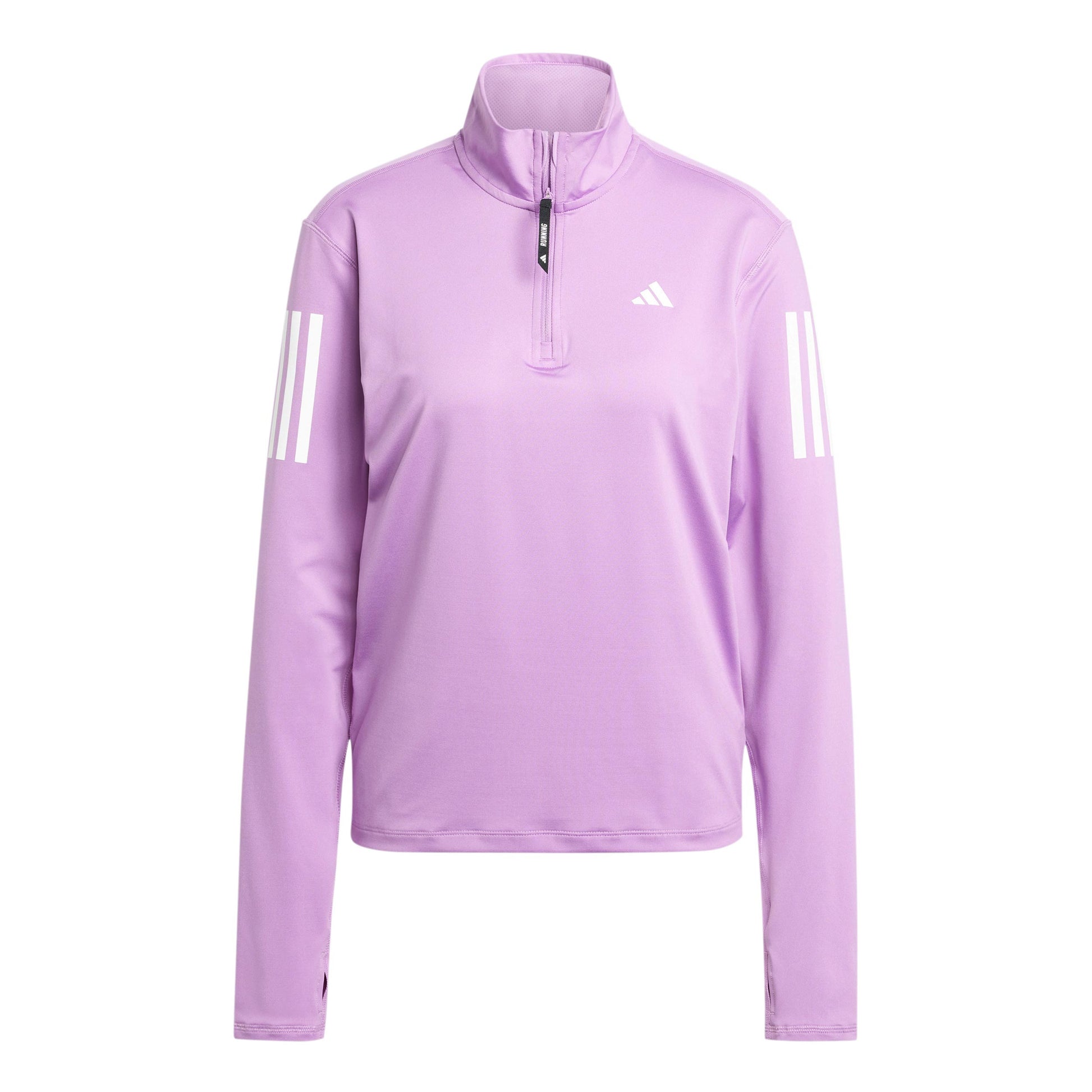 adidas Own the Run Half-Zip Longsleeve Damen - lila,