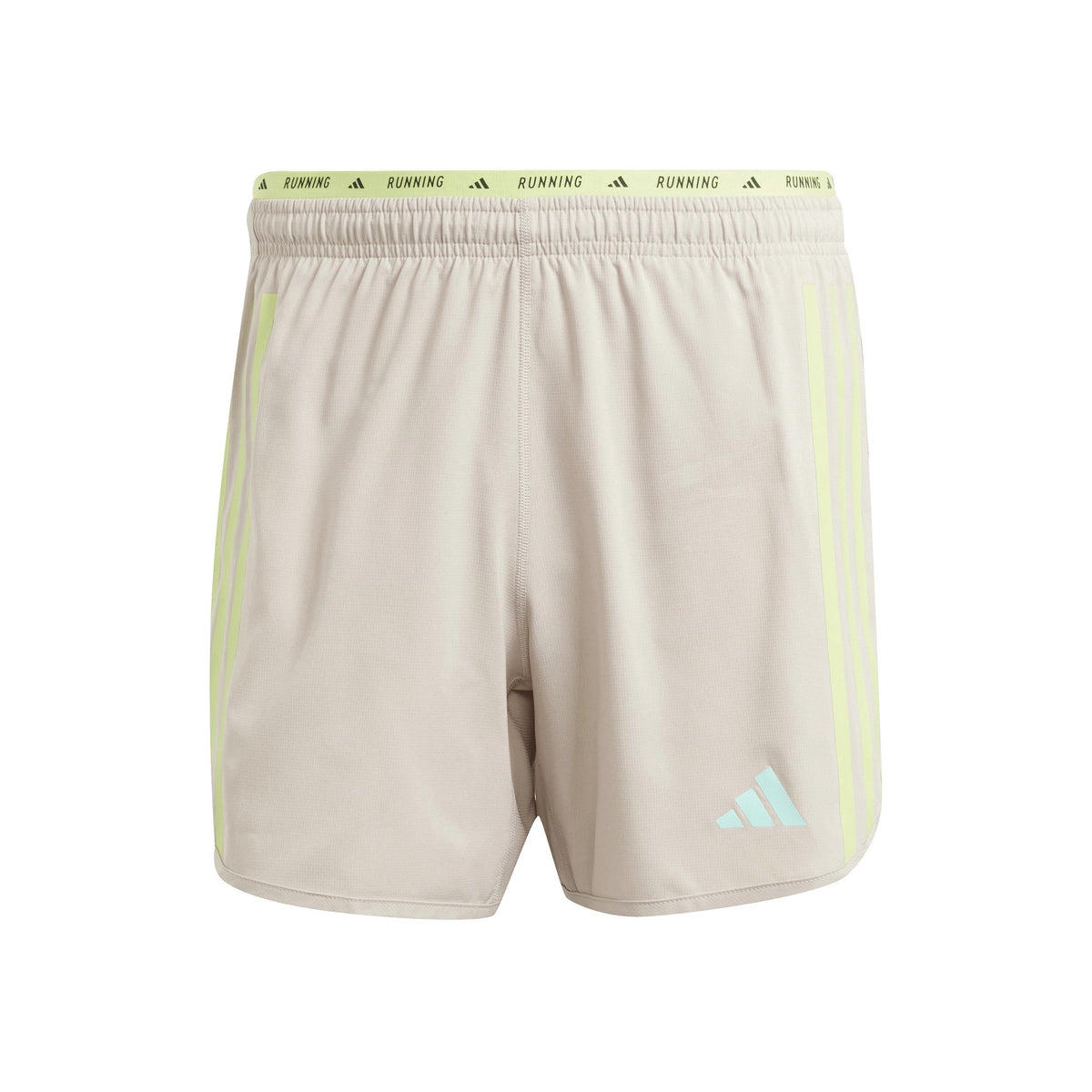 adidas Own the Run 3S Laufshorts Herren - beige,