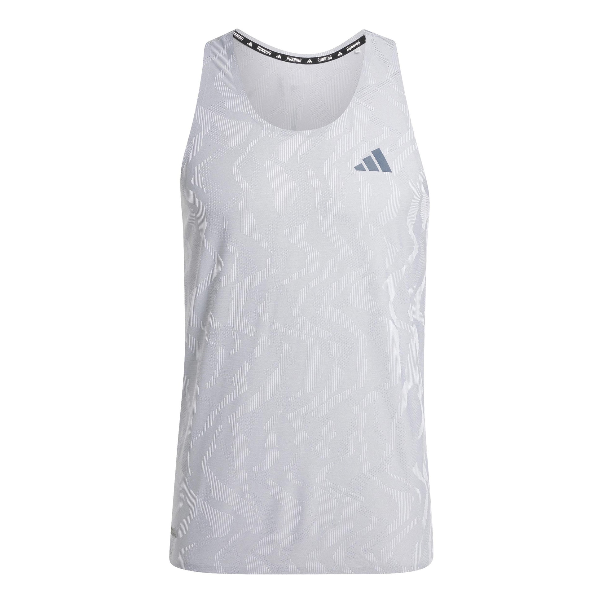 adidas Ultimate Engineered Laufshirt Herren-Silber